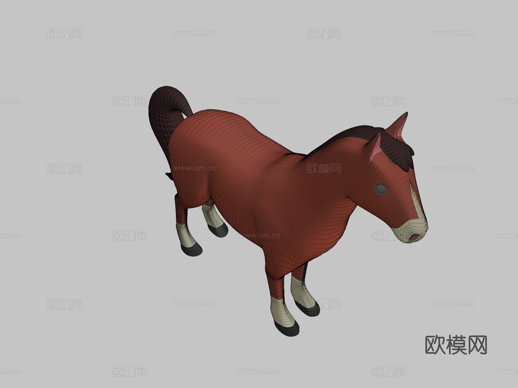 马3d模型
