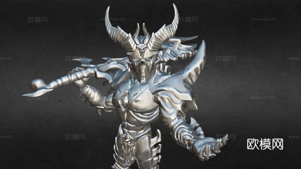 地狱骑士3d模型