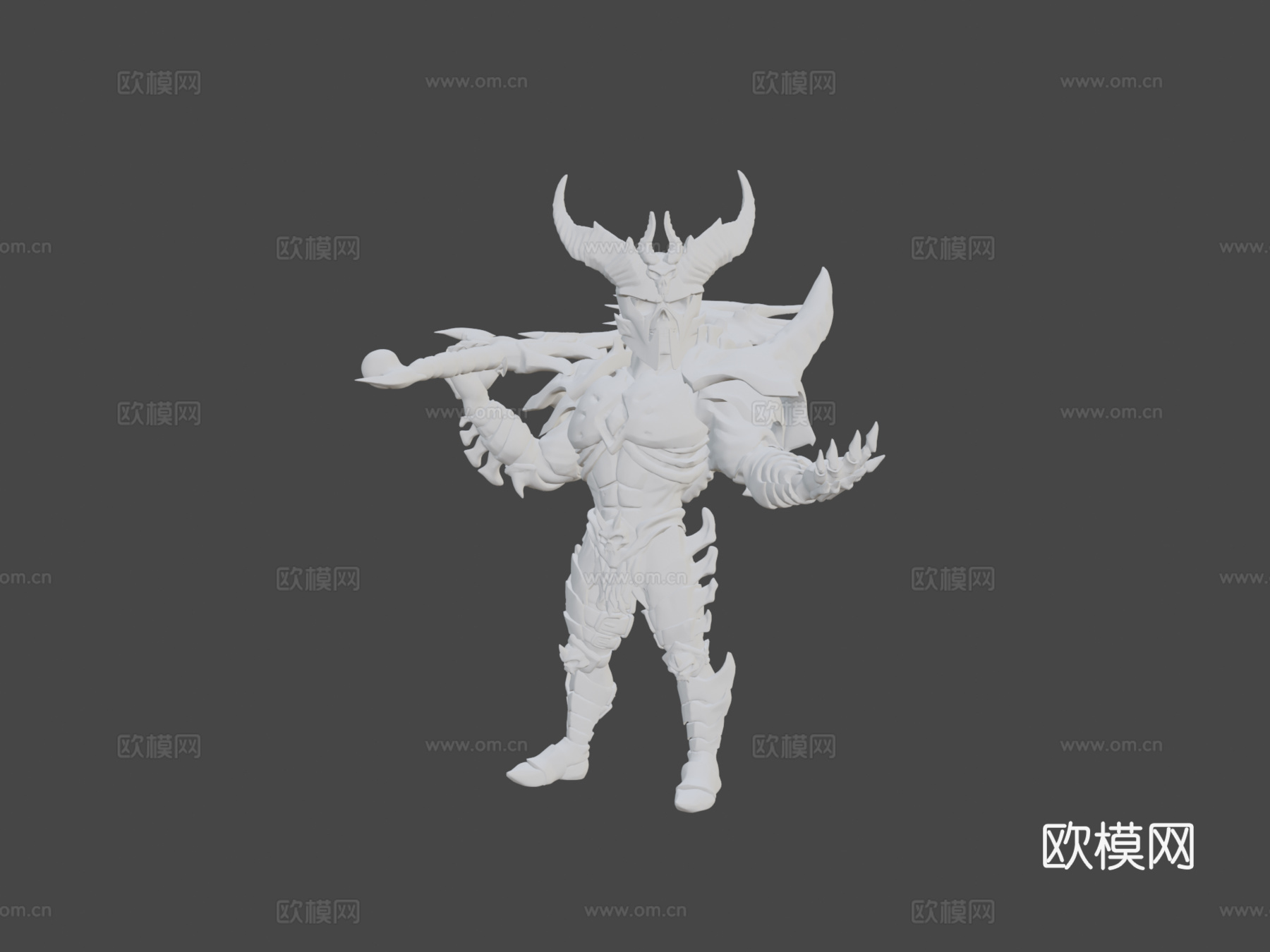 地狱骑士3d模型