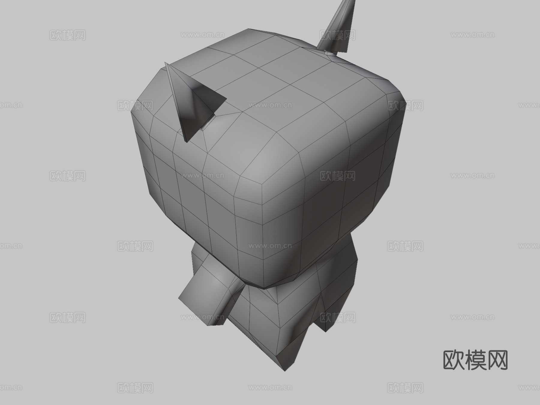 猫箱梗图3d模型