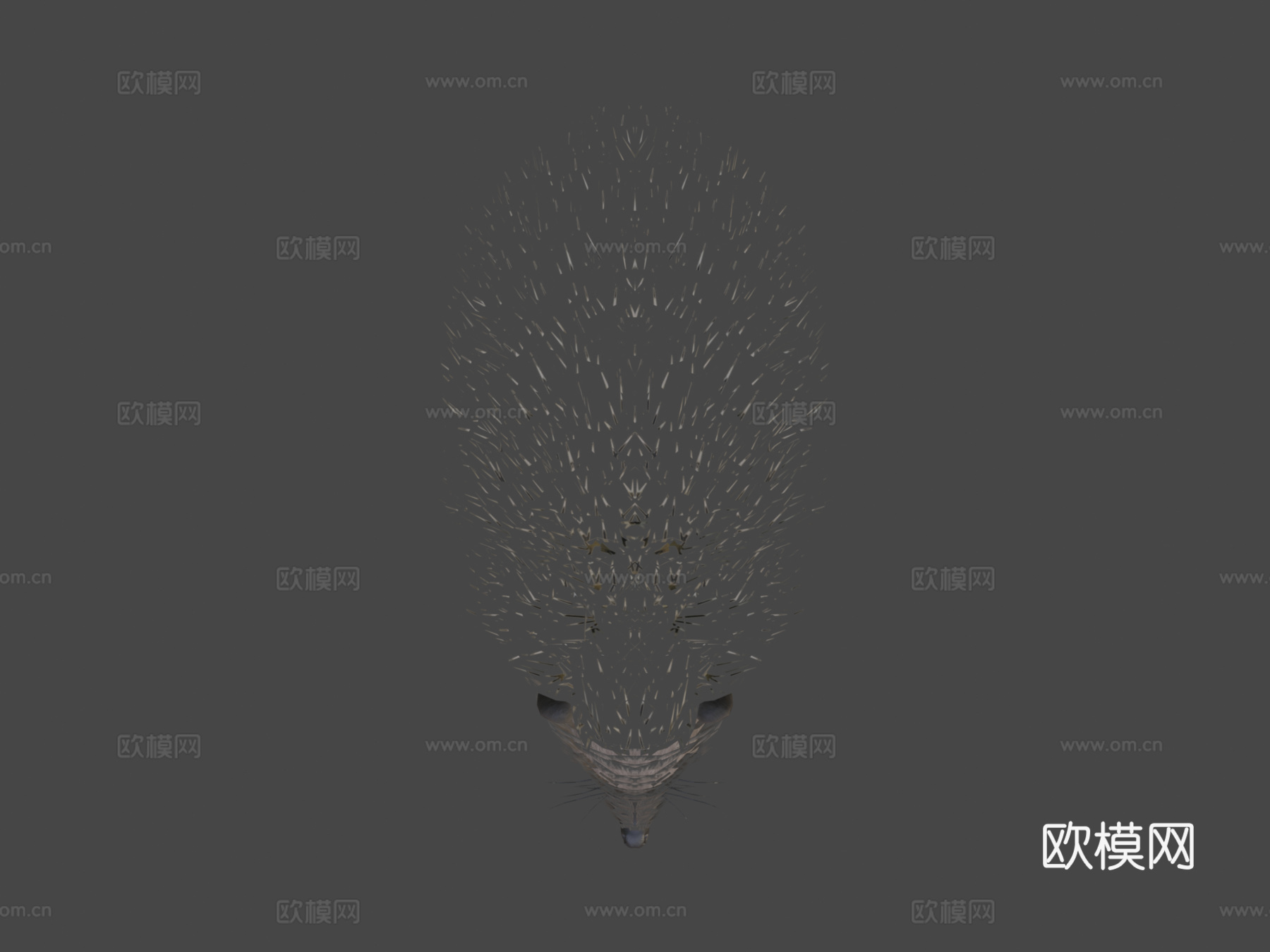 刺猬3d模型