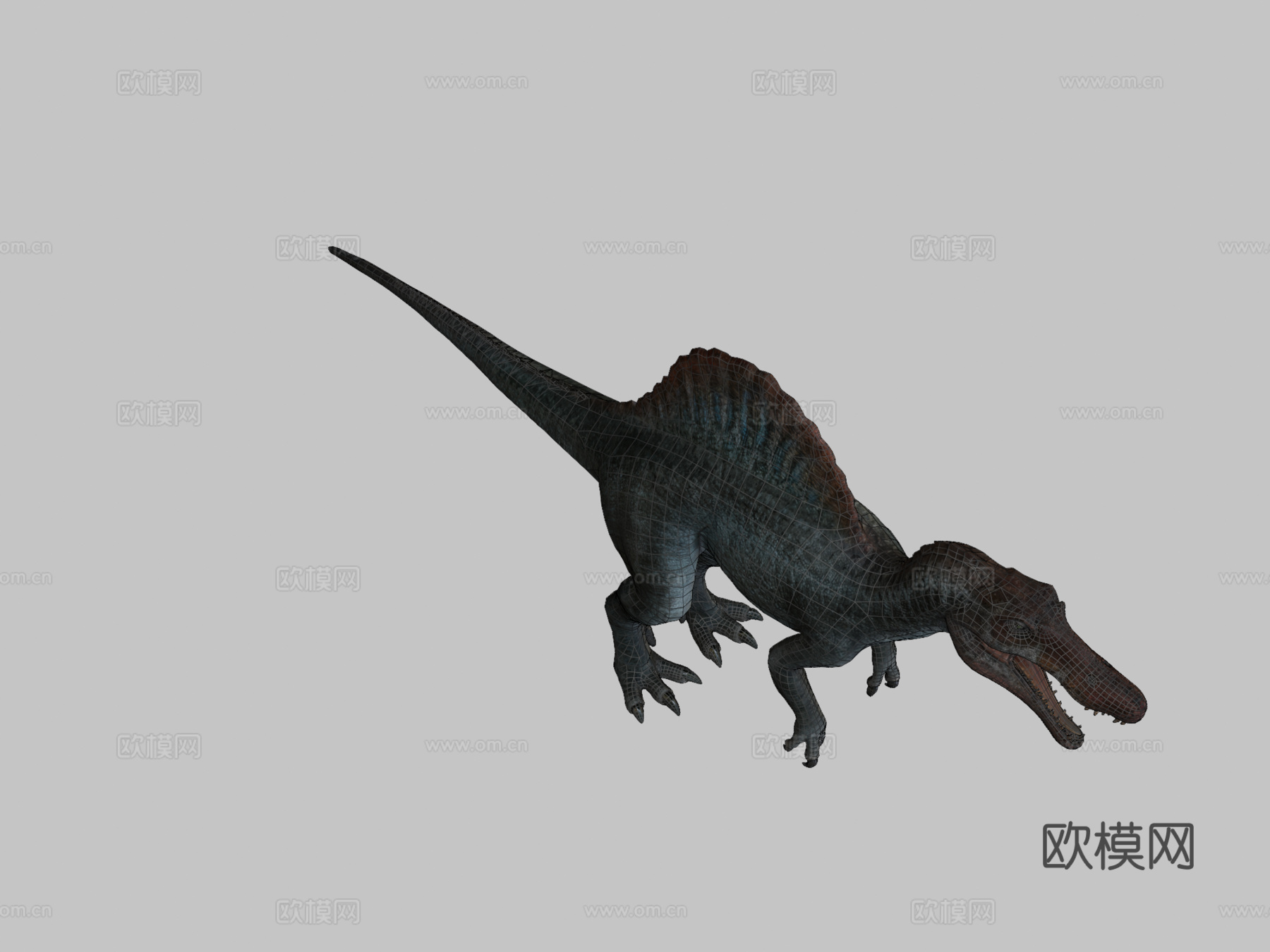 棘龙3d模型