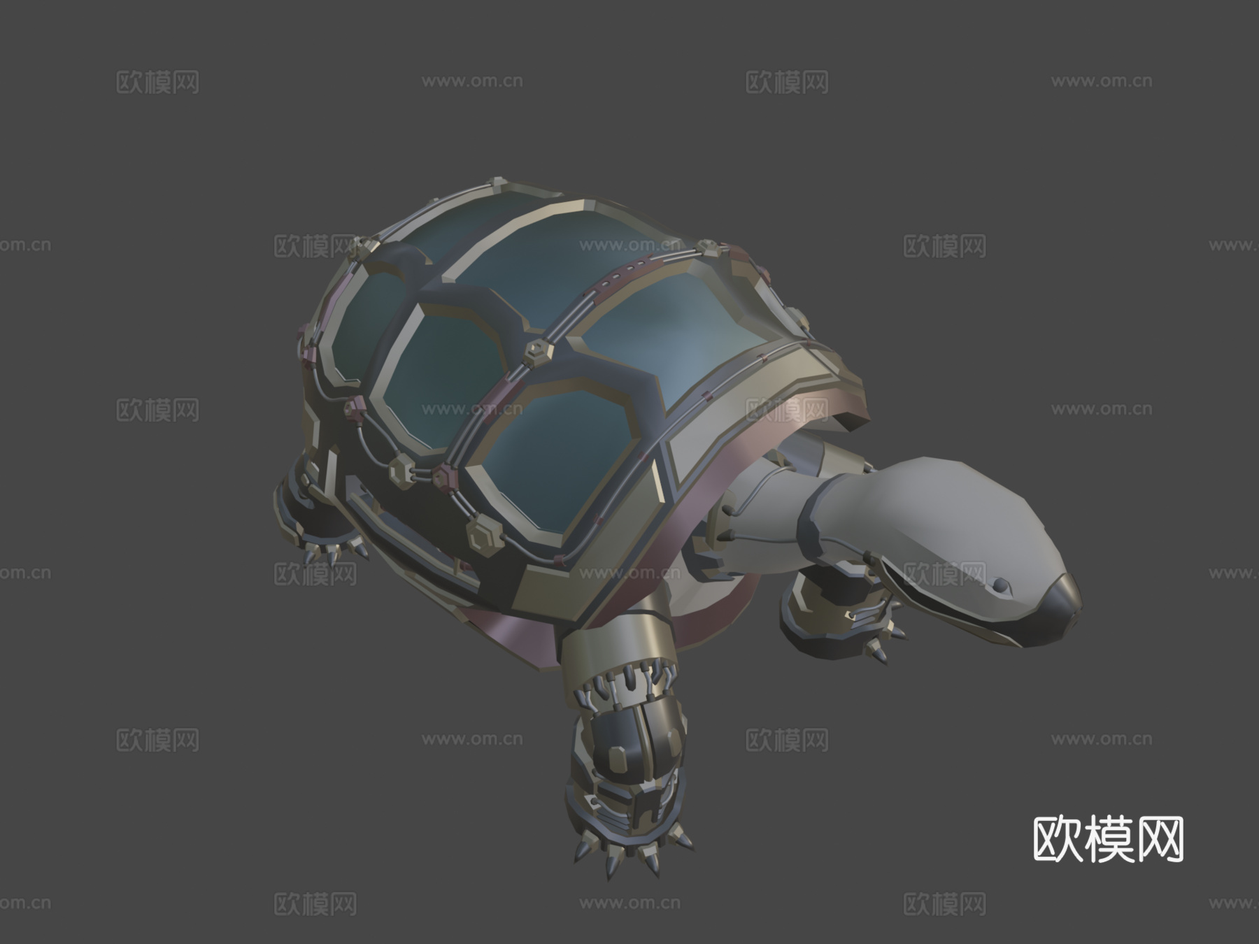 毕业作品-草稿-XYZ-机械龟3d模型