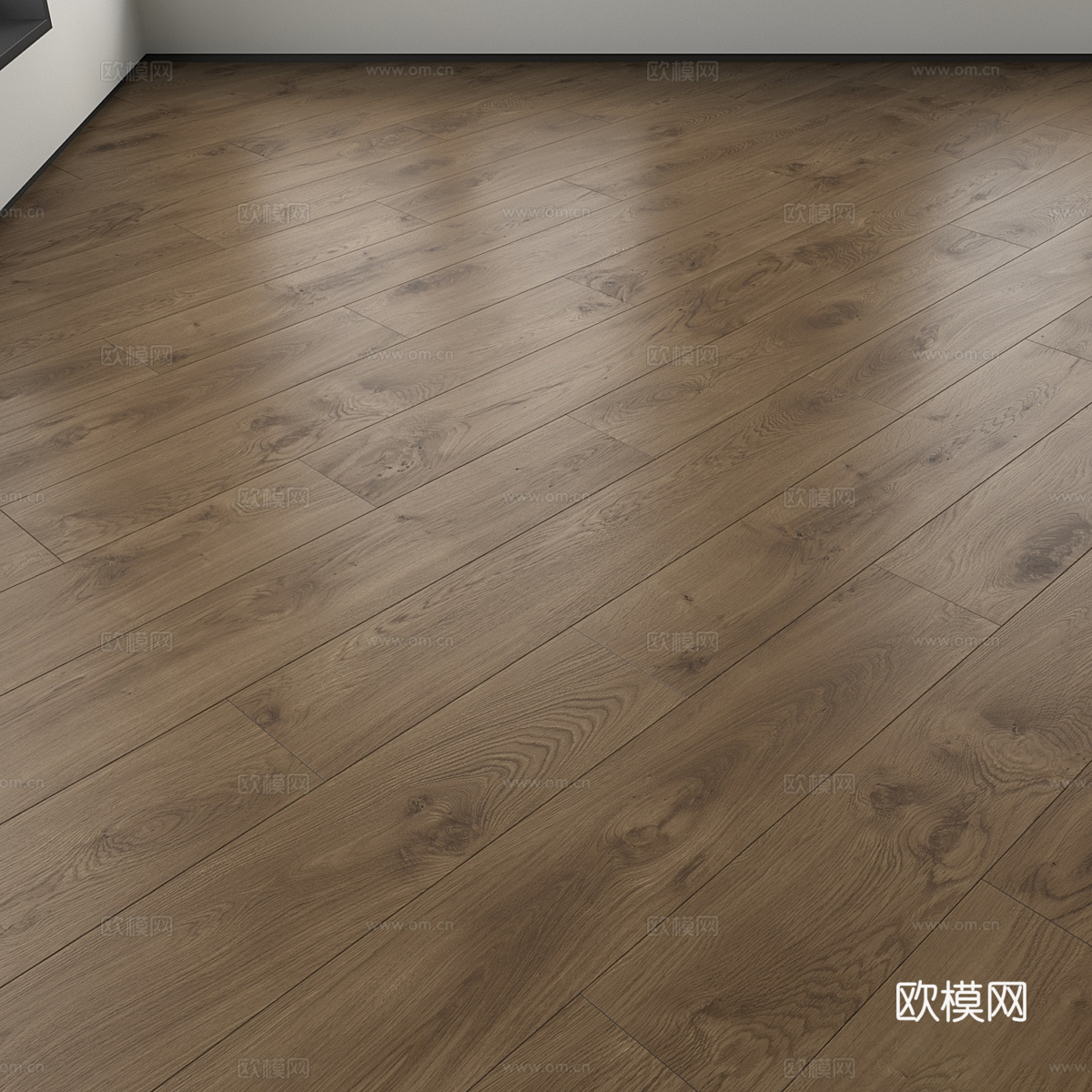 现代意式北欧木地板材质3d模型
