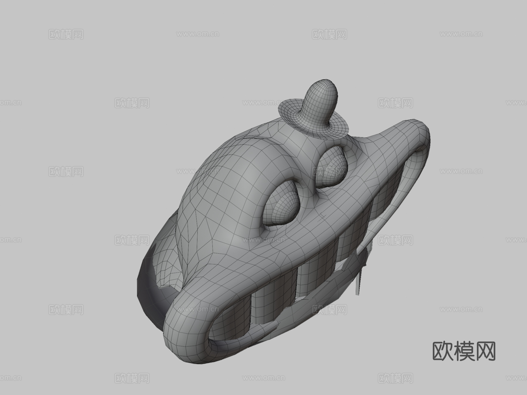 警长蟾蜍3d模型