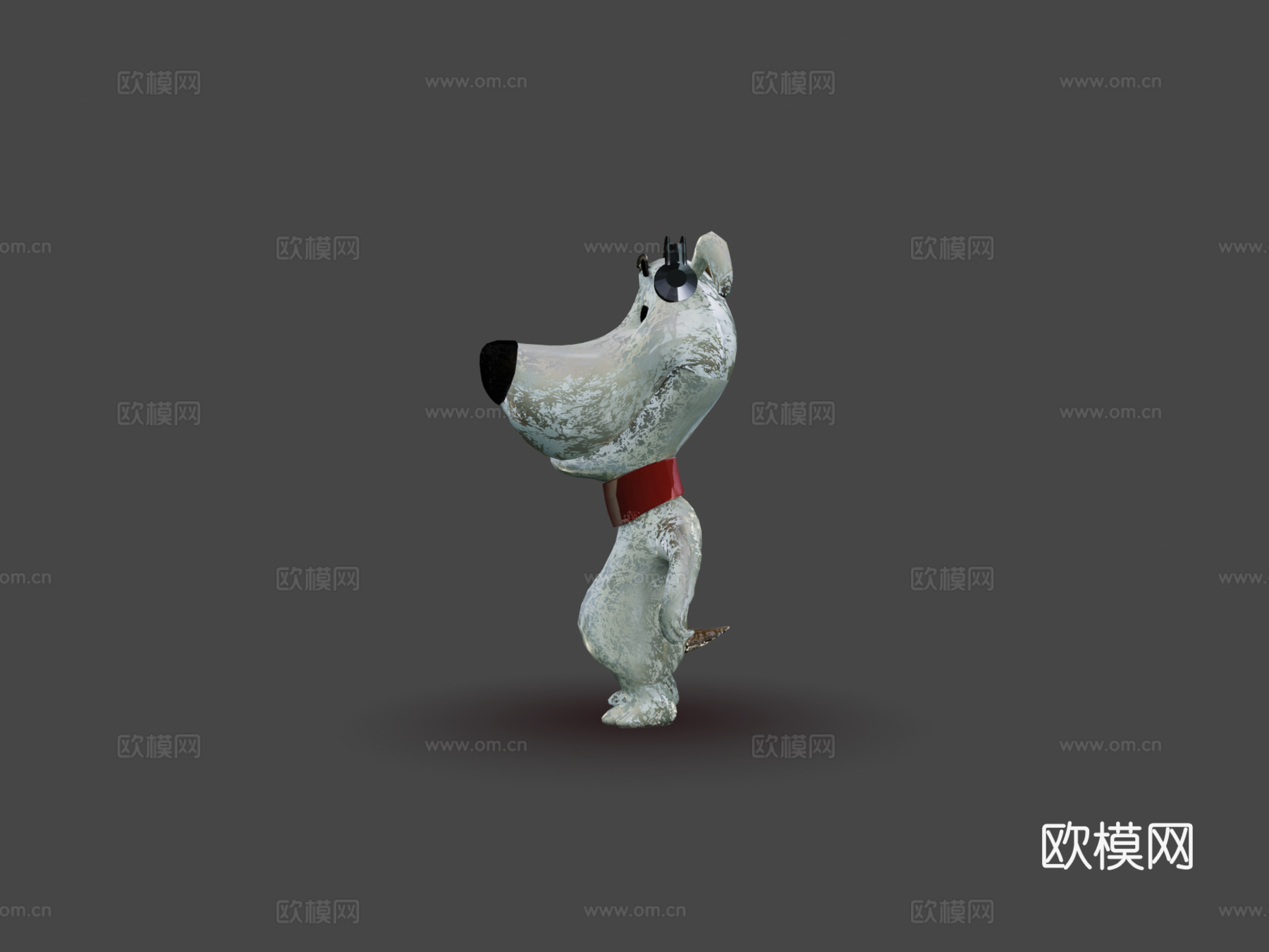 卡通狗3d模型