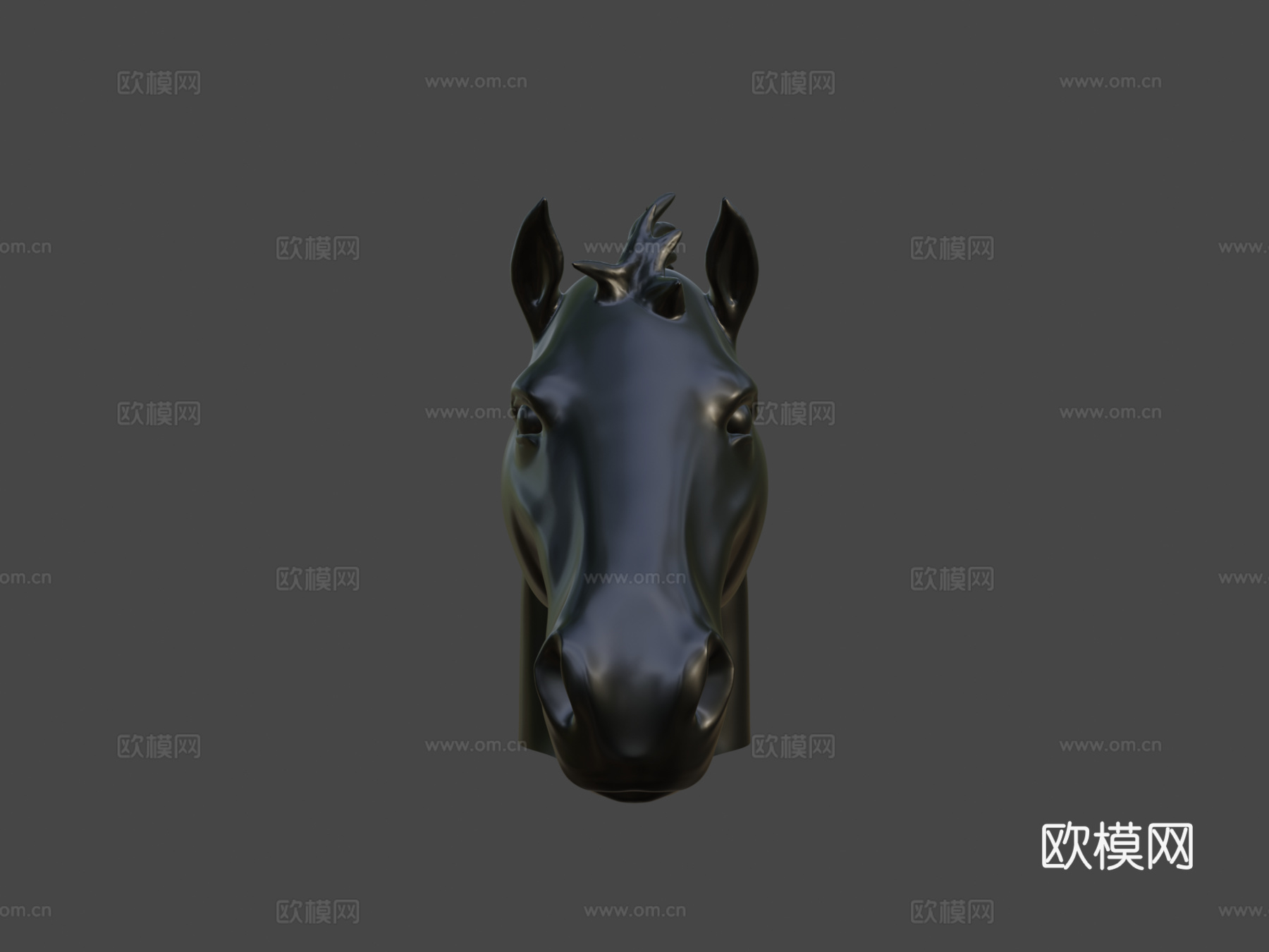 马头3d模型