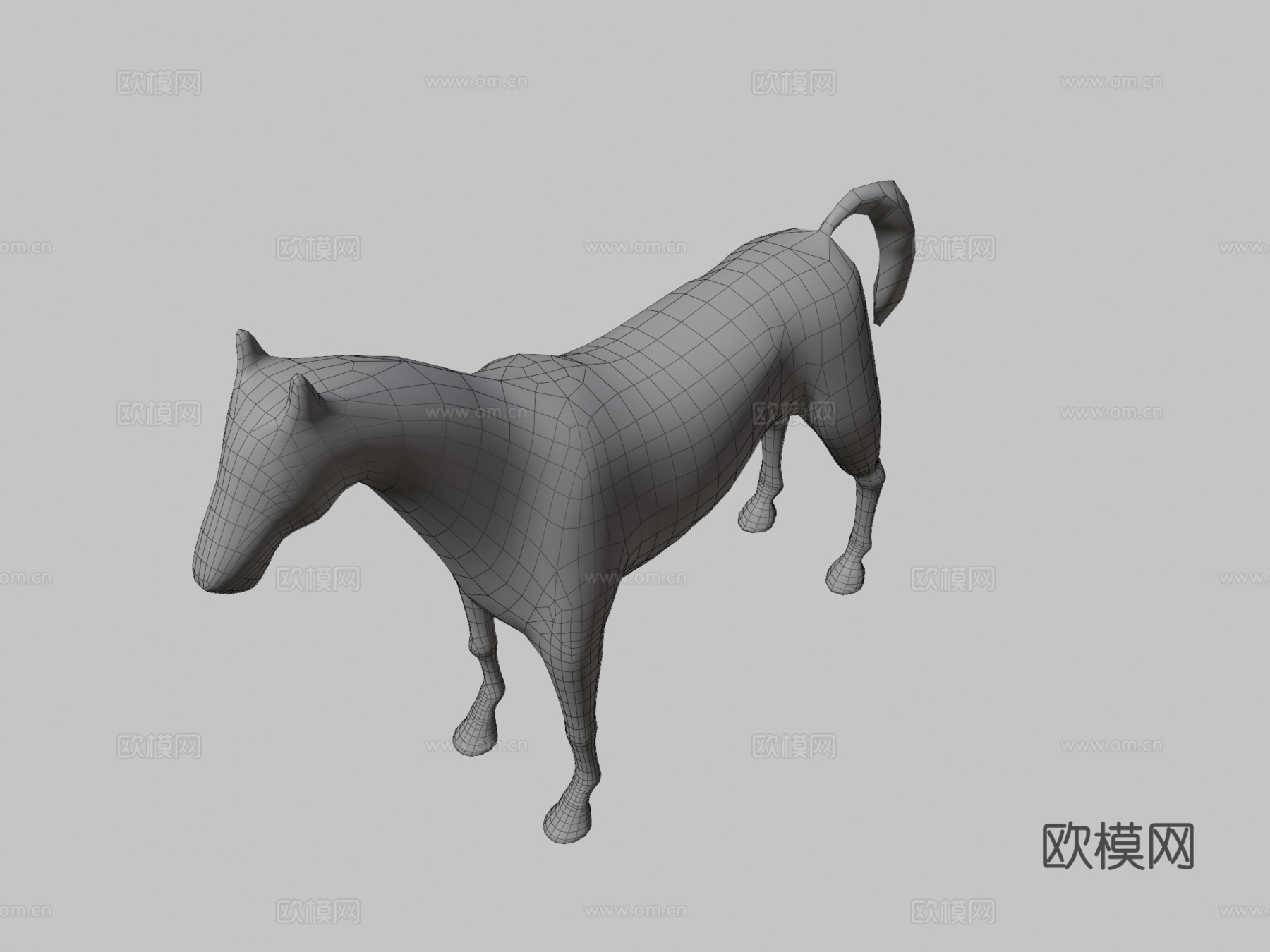 马3d模型