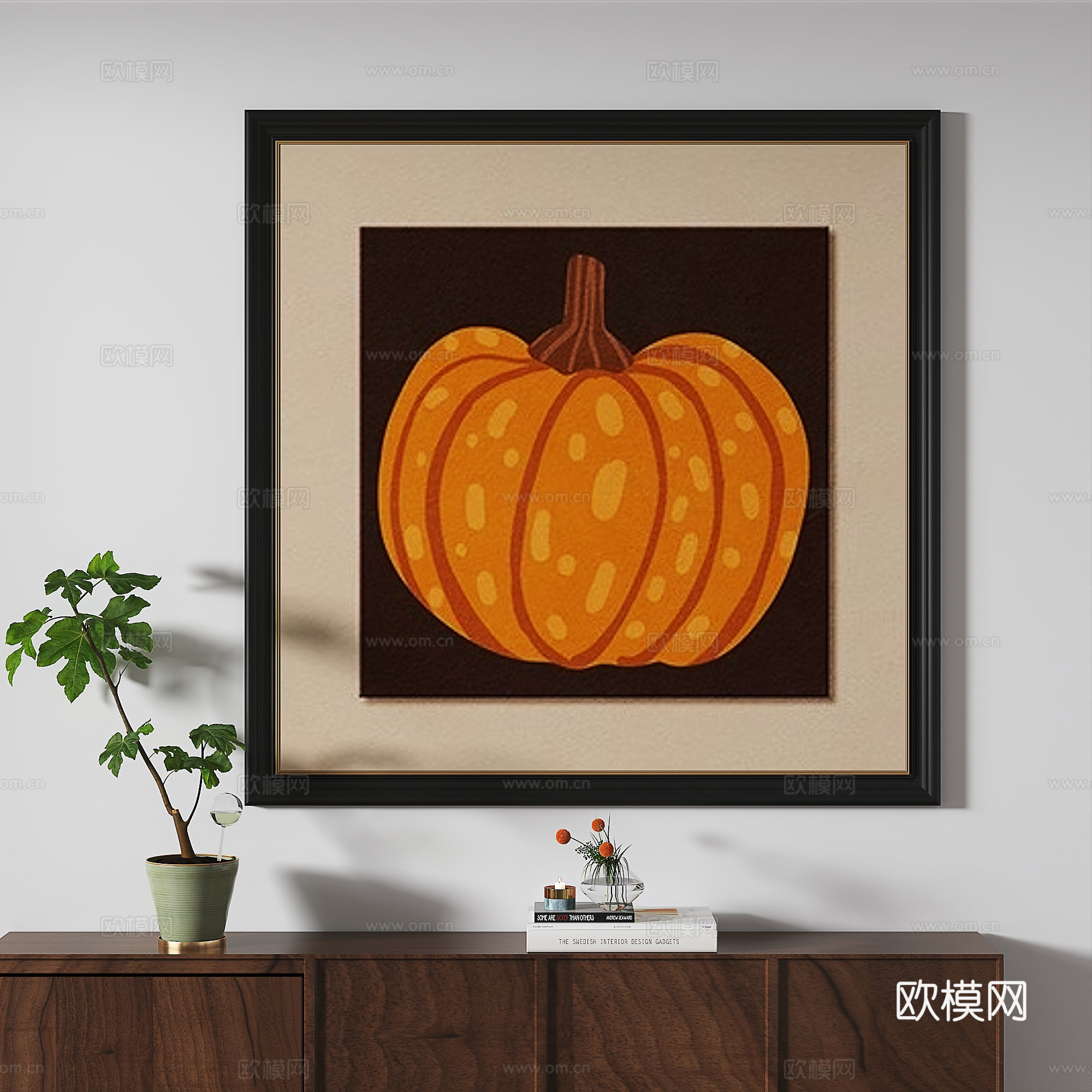 现代，法式，复古，抽象，轻奢，简约，中古，装饰画3d模型