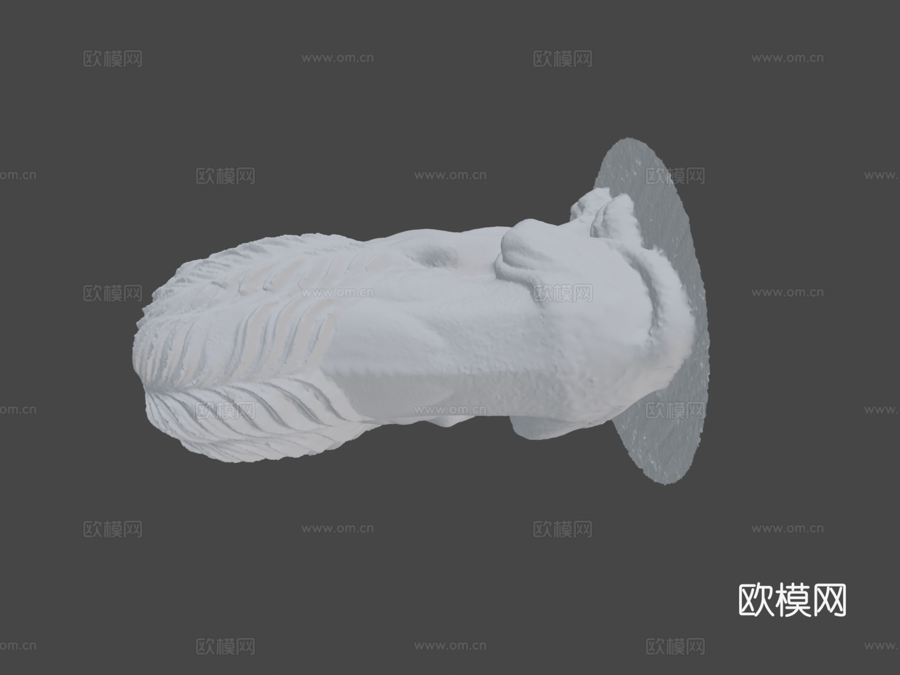 木制狮子2019.2[低多边形]3d模型