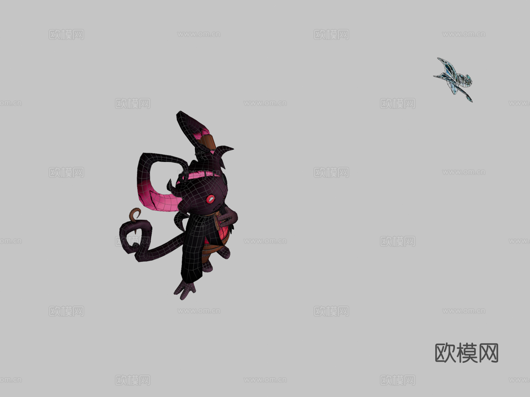 可爱小恶魔3d模型