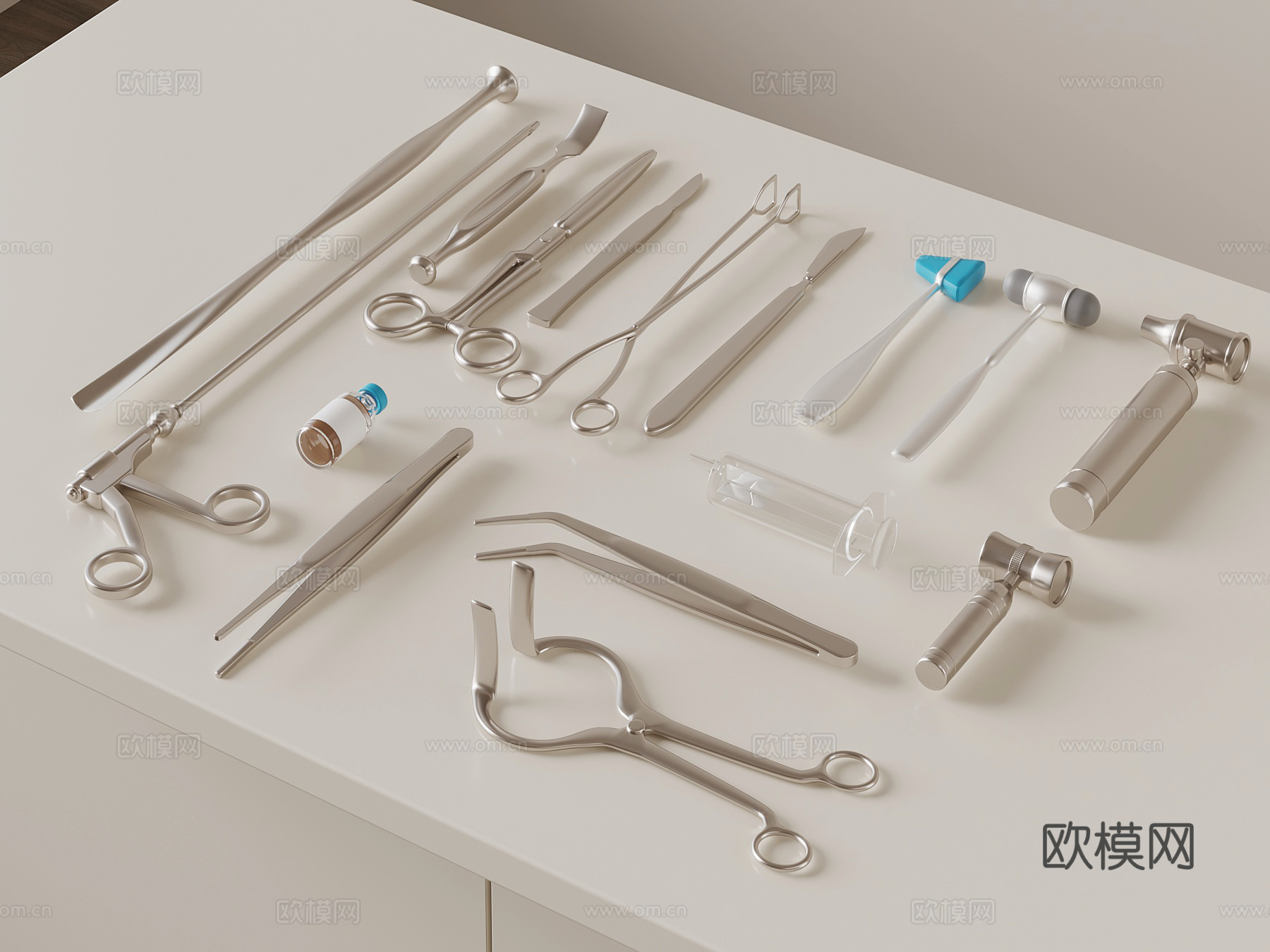 医疗器材 现代医疗用品su模型