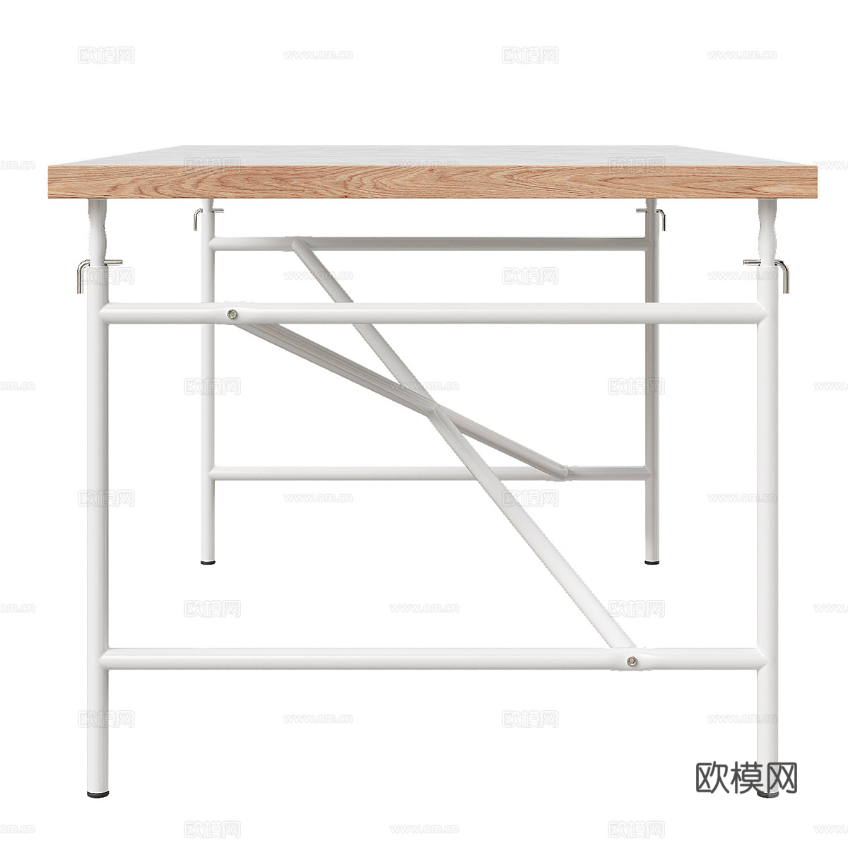 现代极简大板桌 工作台3d模型