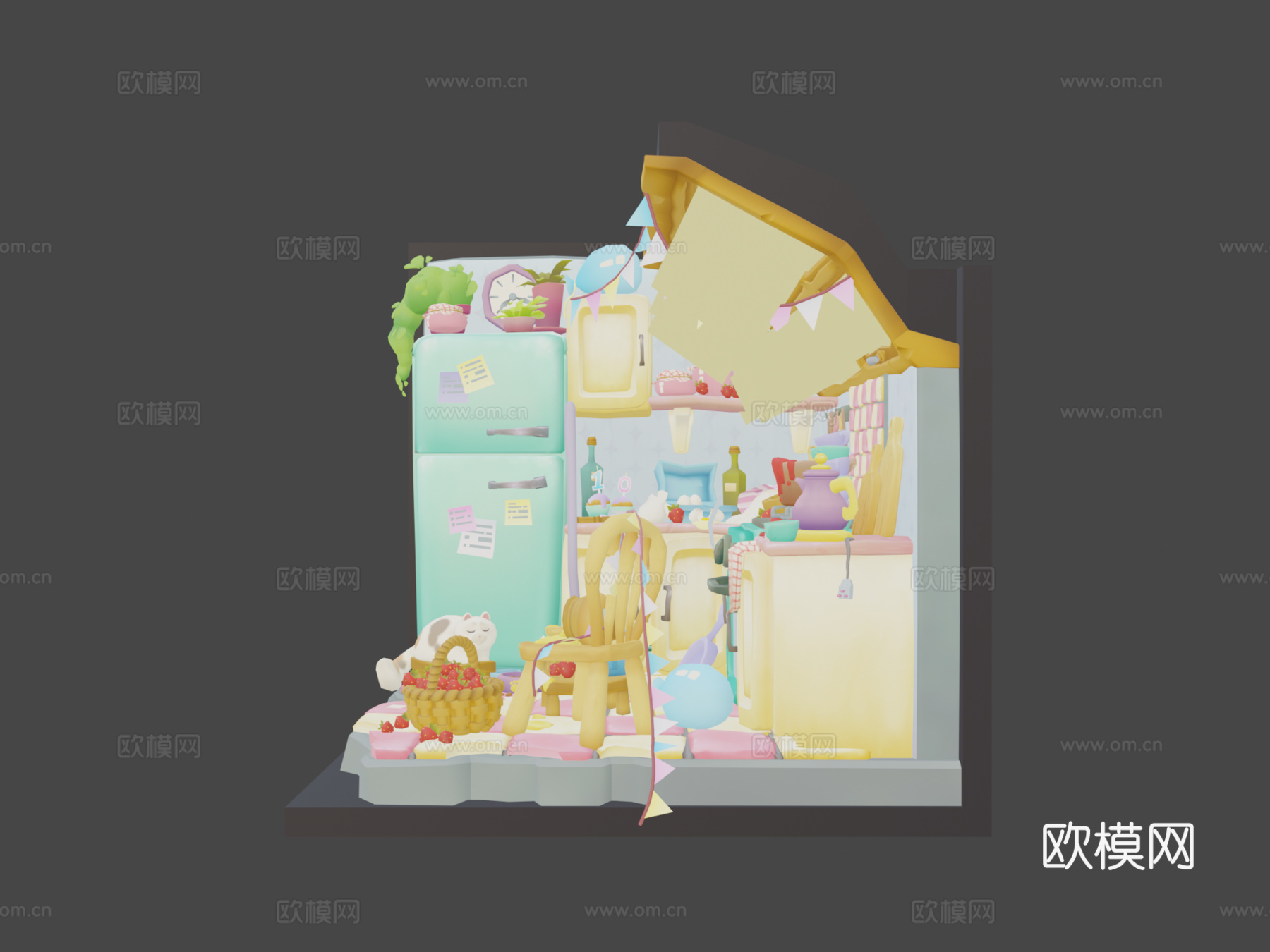 DAE婴儿床 - 特别日3d模型