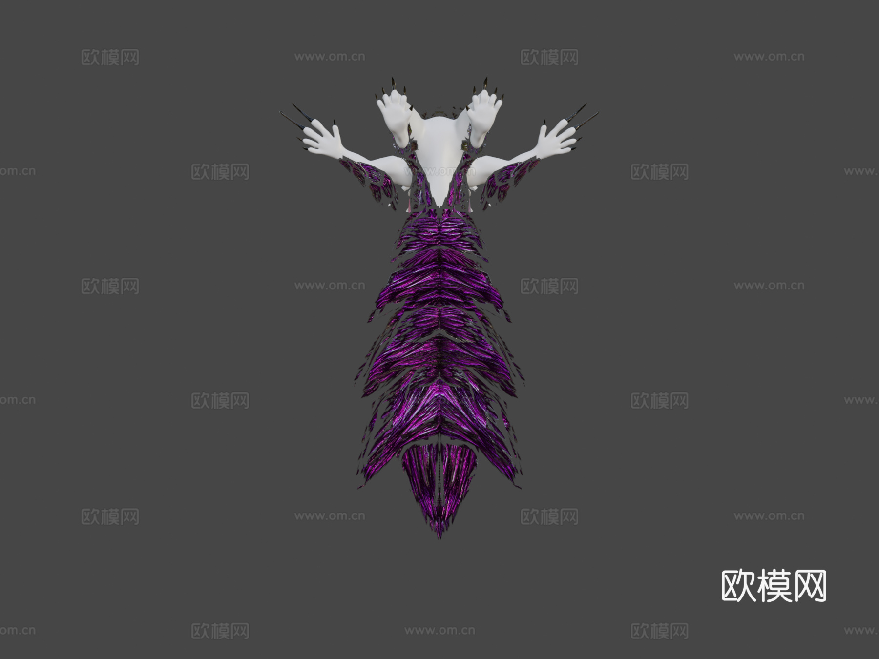 泡狐龙[怪物猎人]3d模型