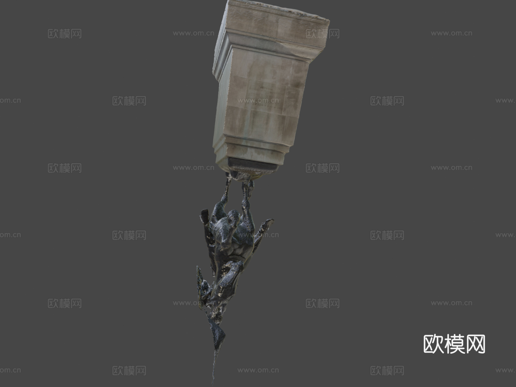 埃尔西德骑马雕像巴尔博亚公园SD3d模型