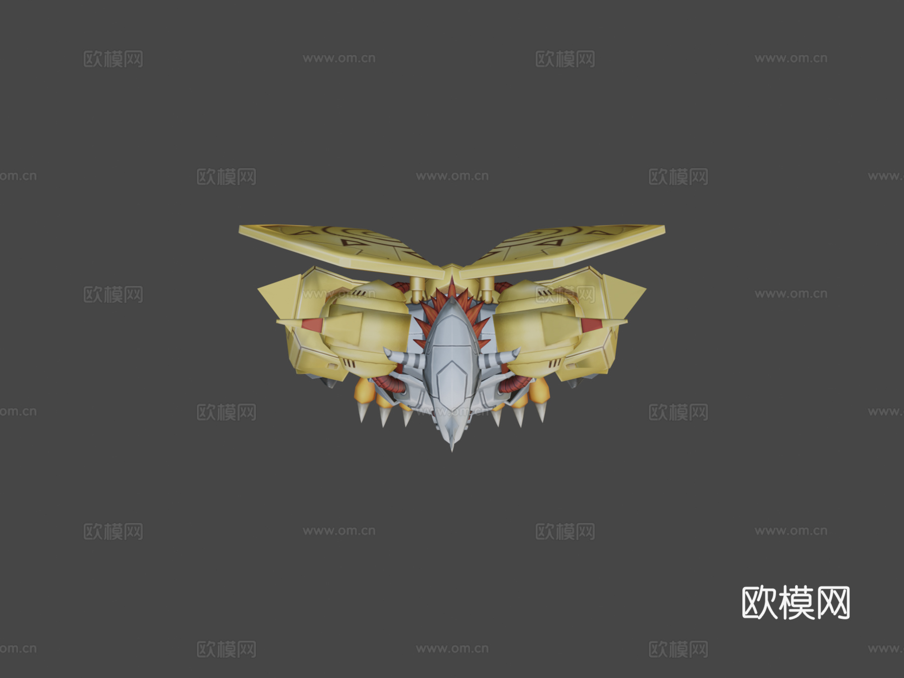 战斗暴龙兽3d模型