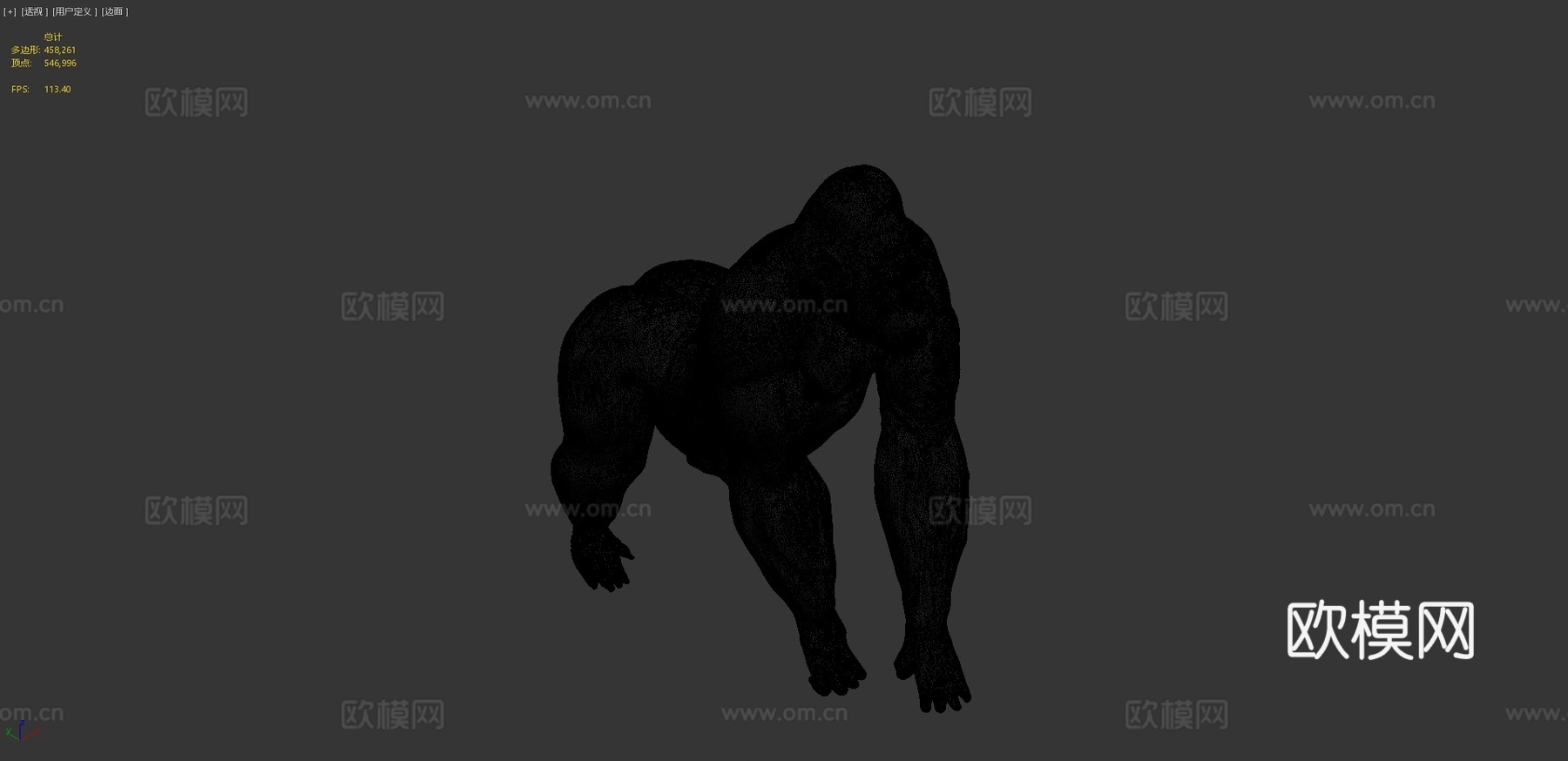 大猩猩金刚3d模型