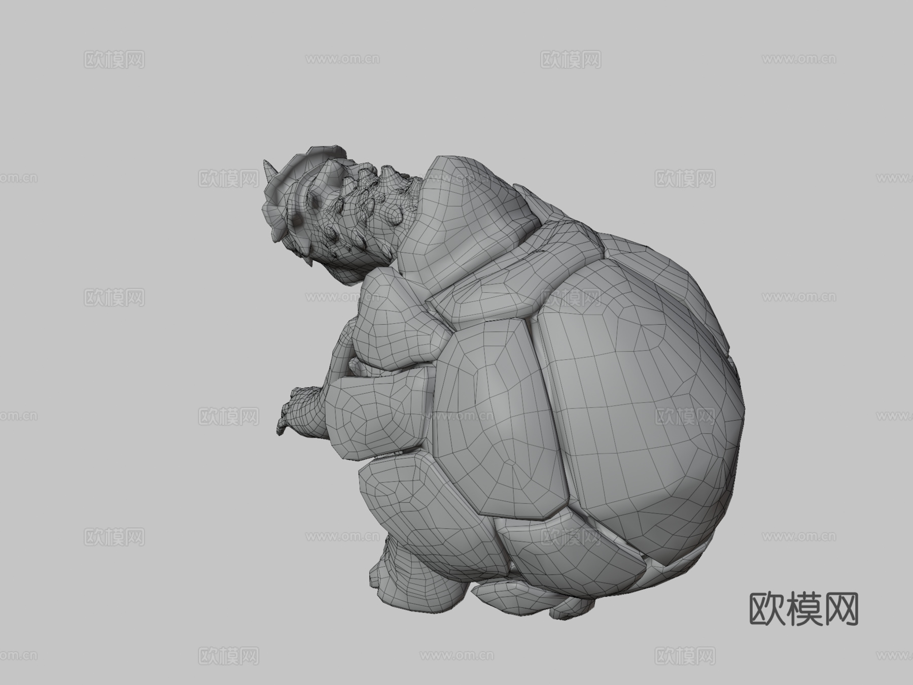 龟型怪兽3d模型