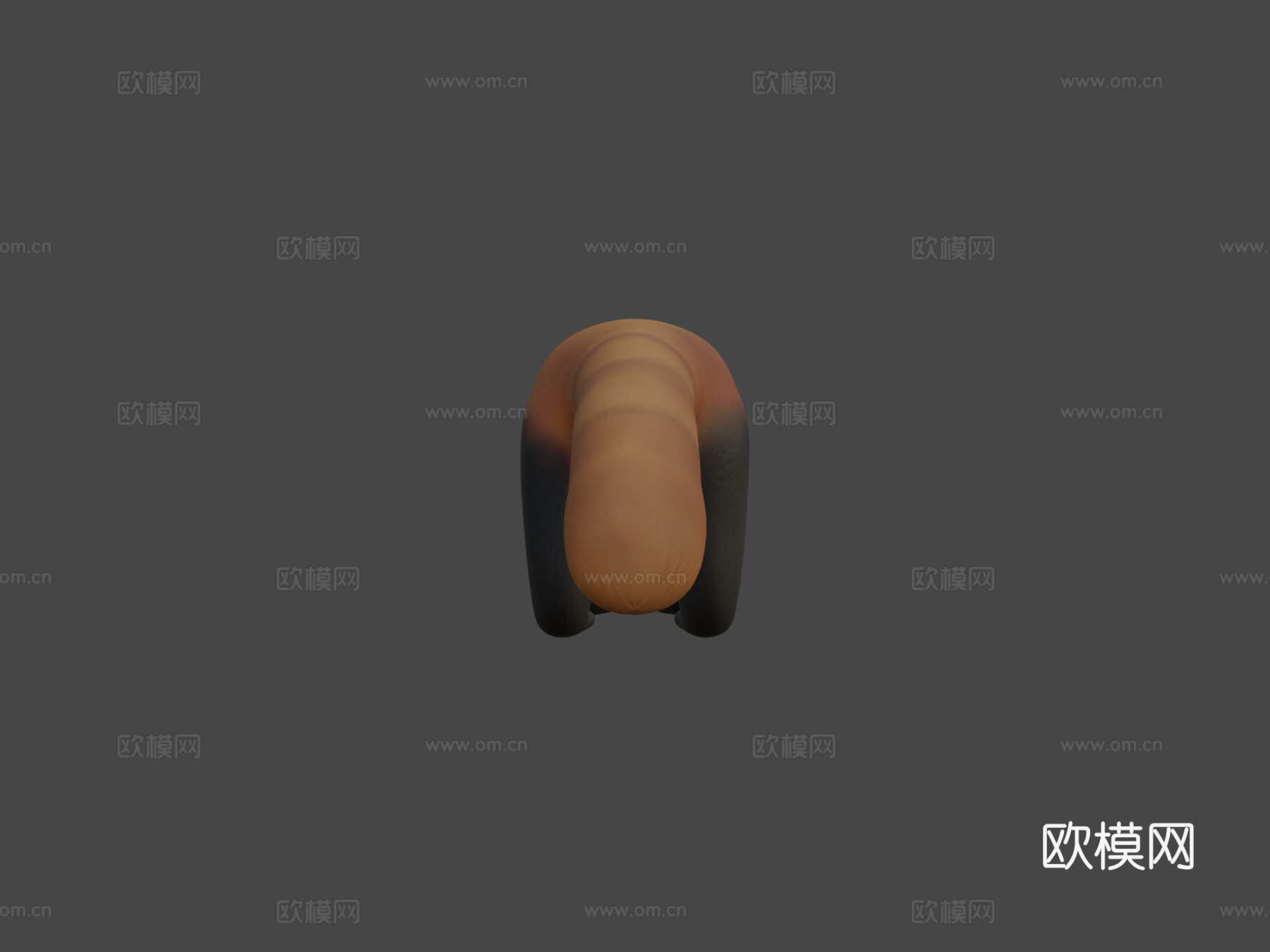 红熊猫-雕刻练习3d模型
