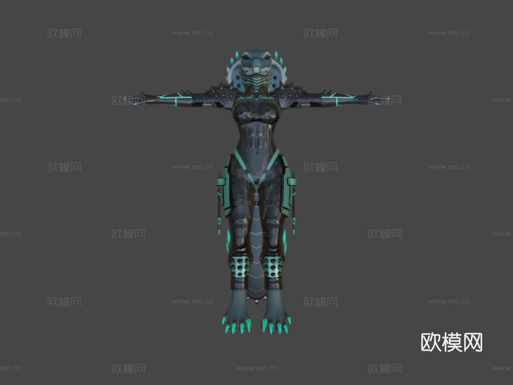 登桑特拉II虚拟现实聊天化身3d模型