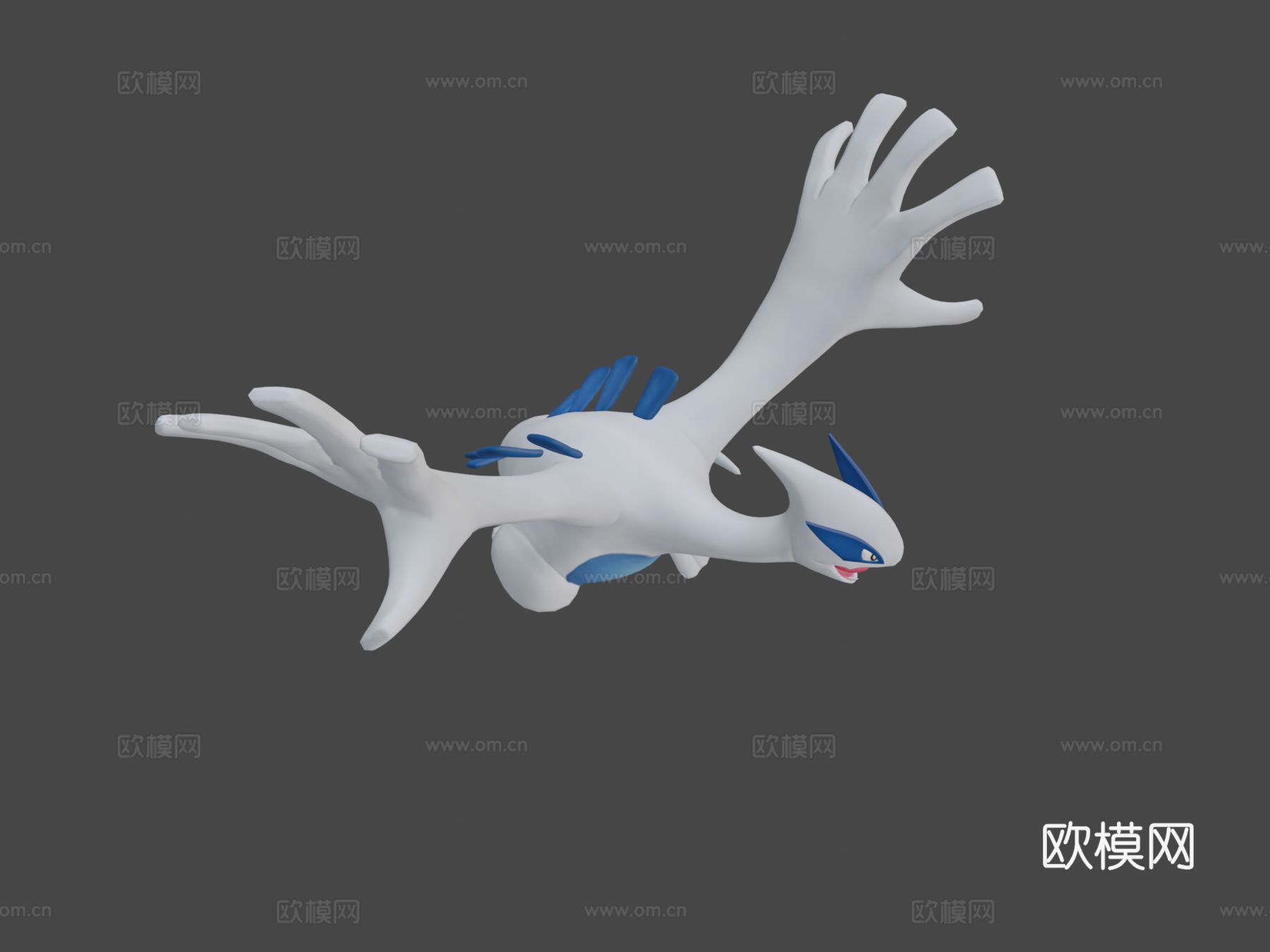 洛奇亚雕像3d模型