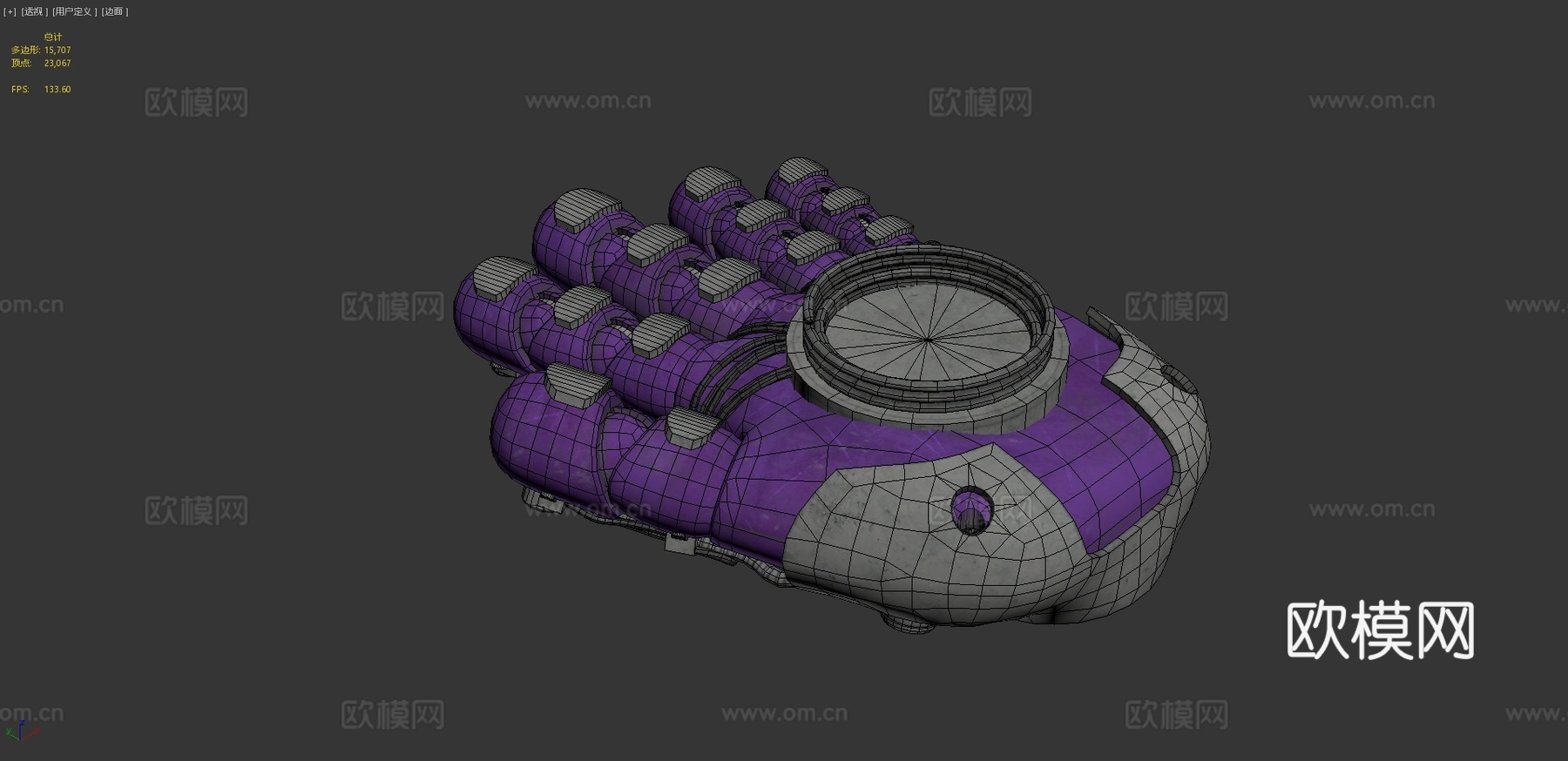 波比游戏时间第三章紫色手掌3d模型