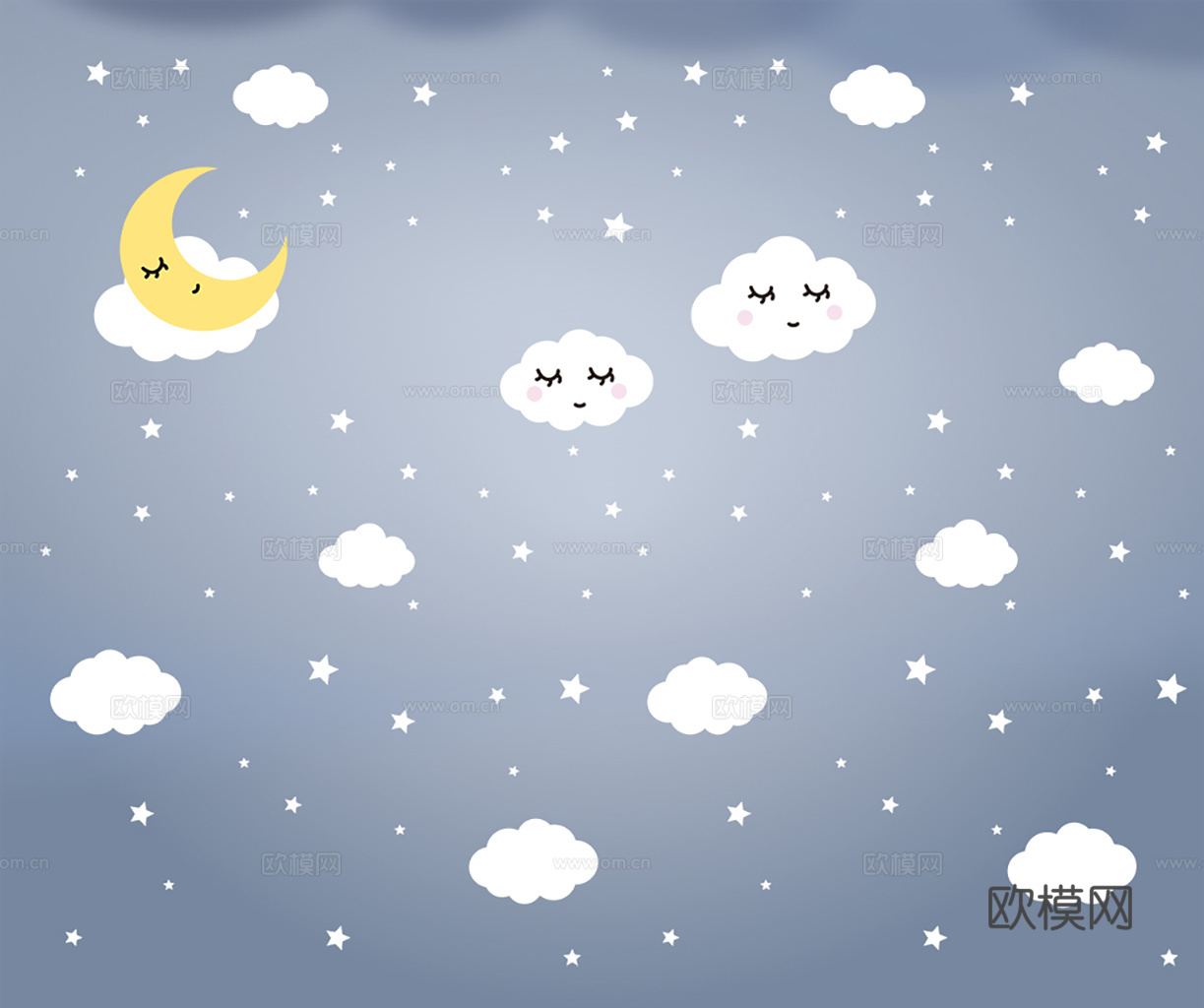 现代简约儿童可爱壁纸墙布下载