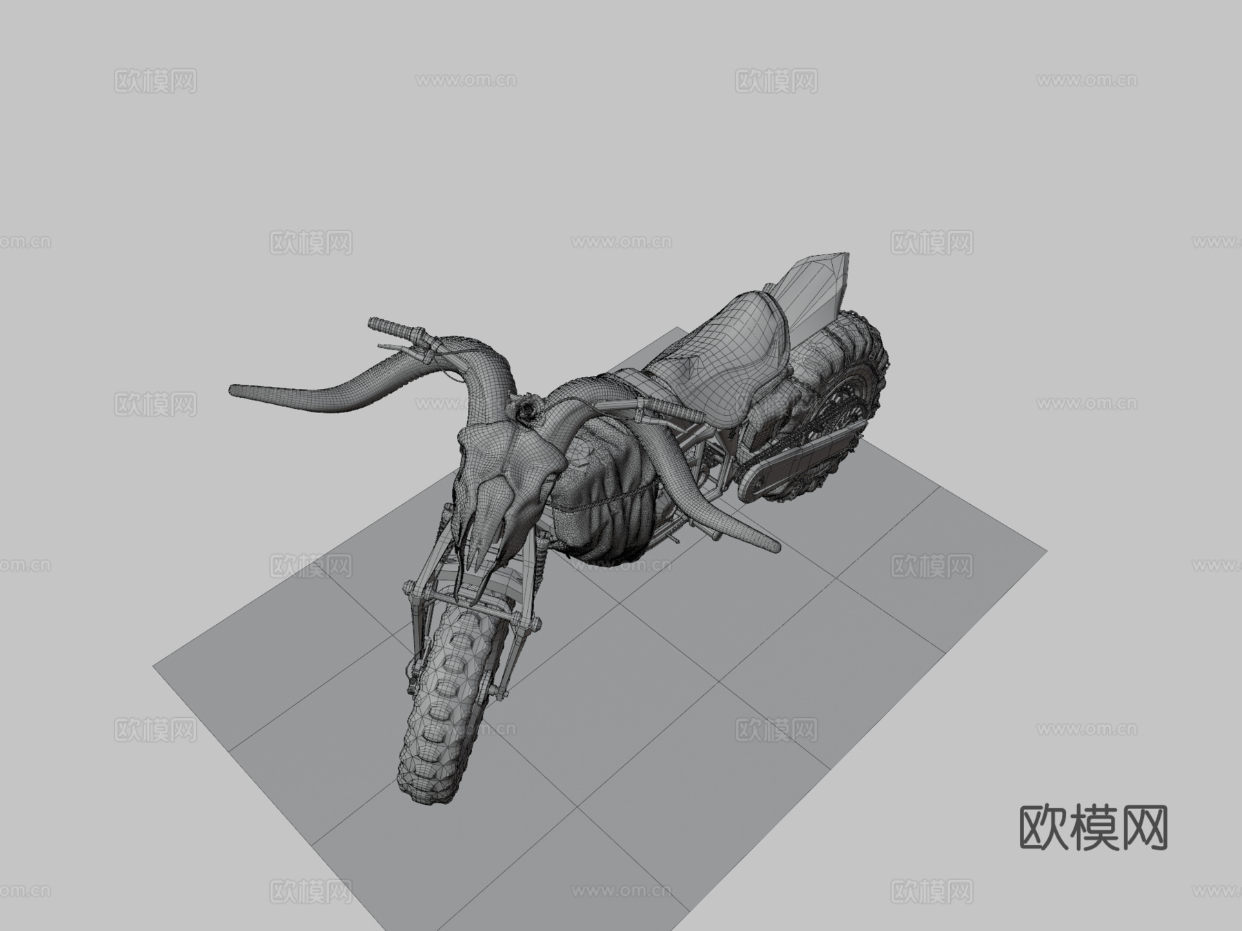 地狱摩托山羊3d模型
