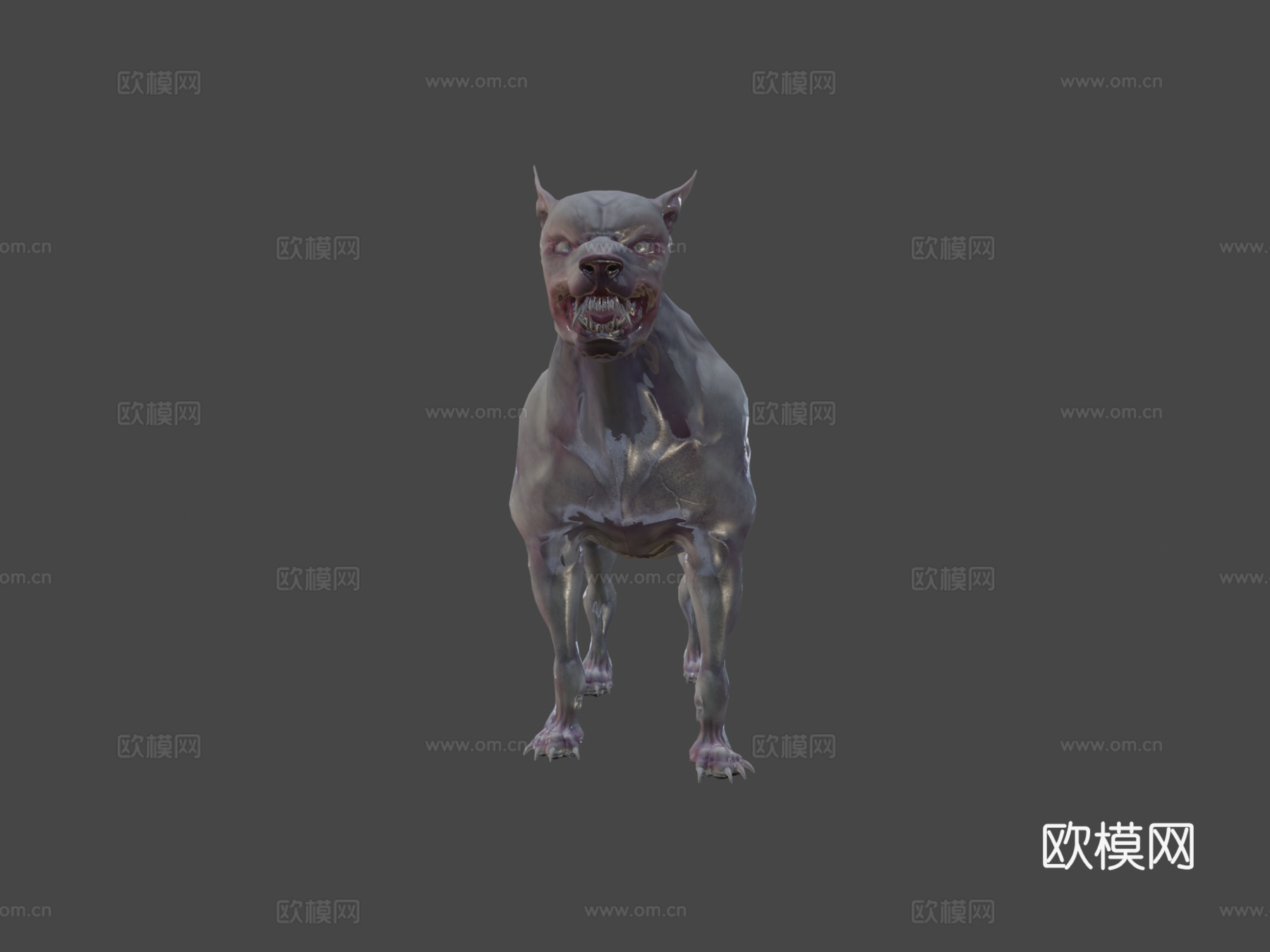 变异狗动画3d模型