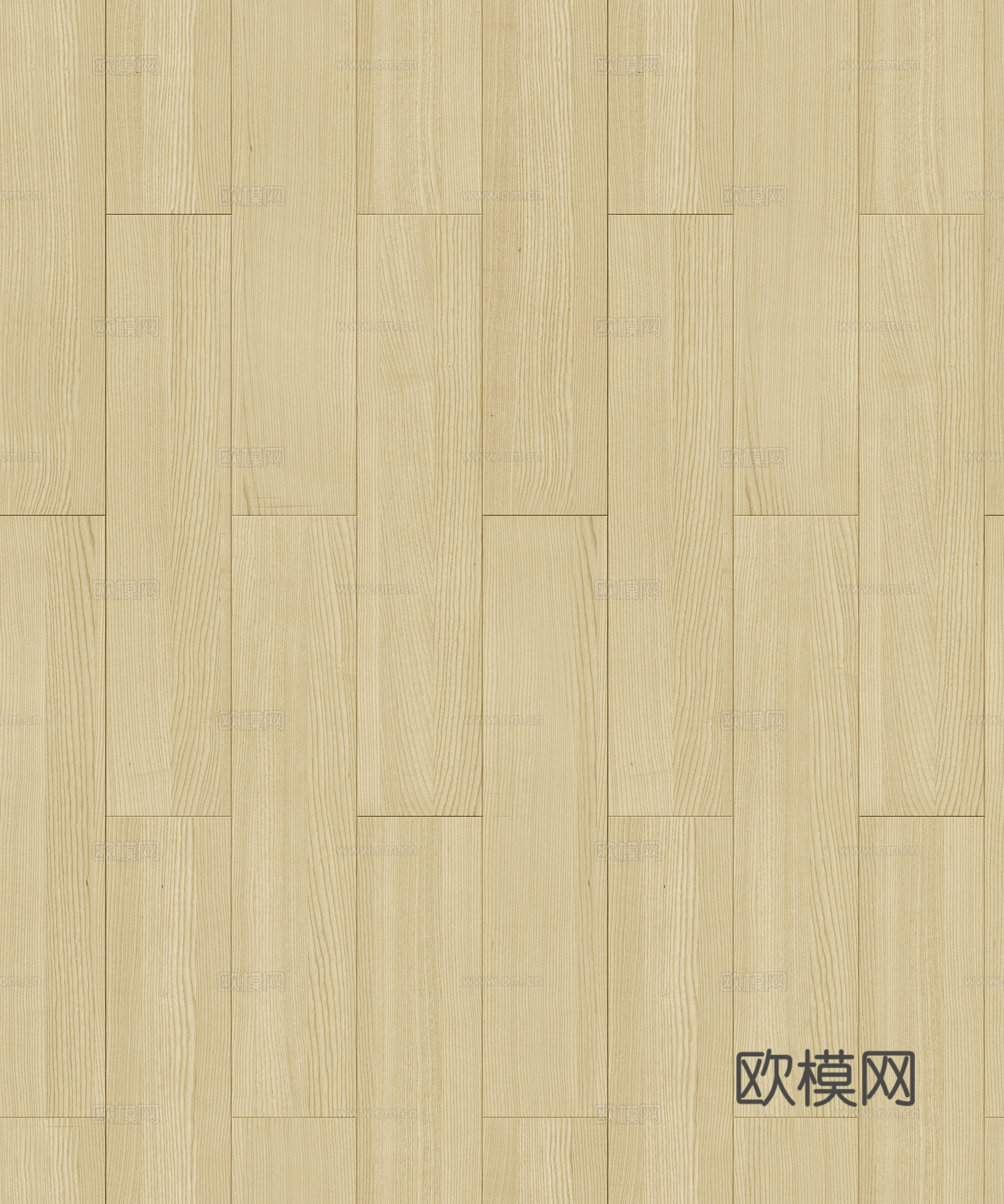 无缝原木色木地板