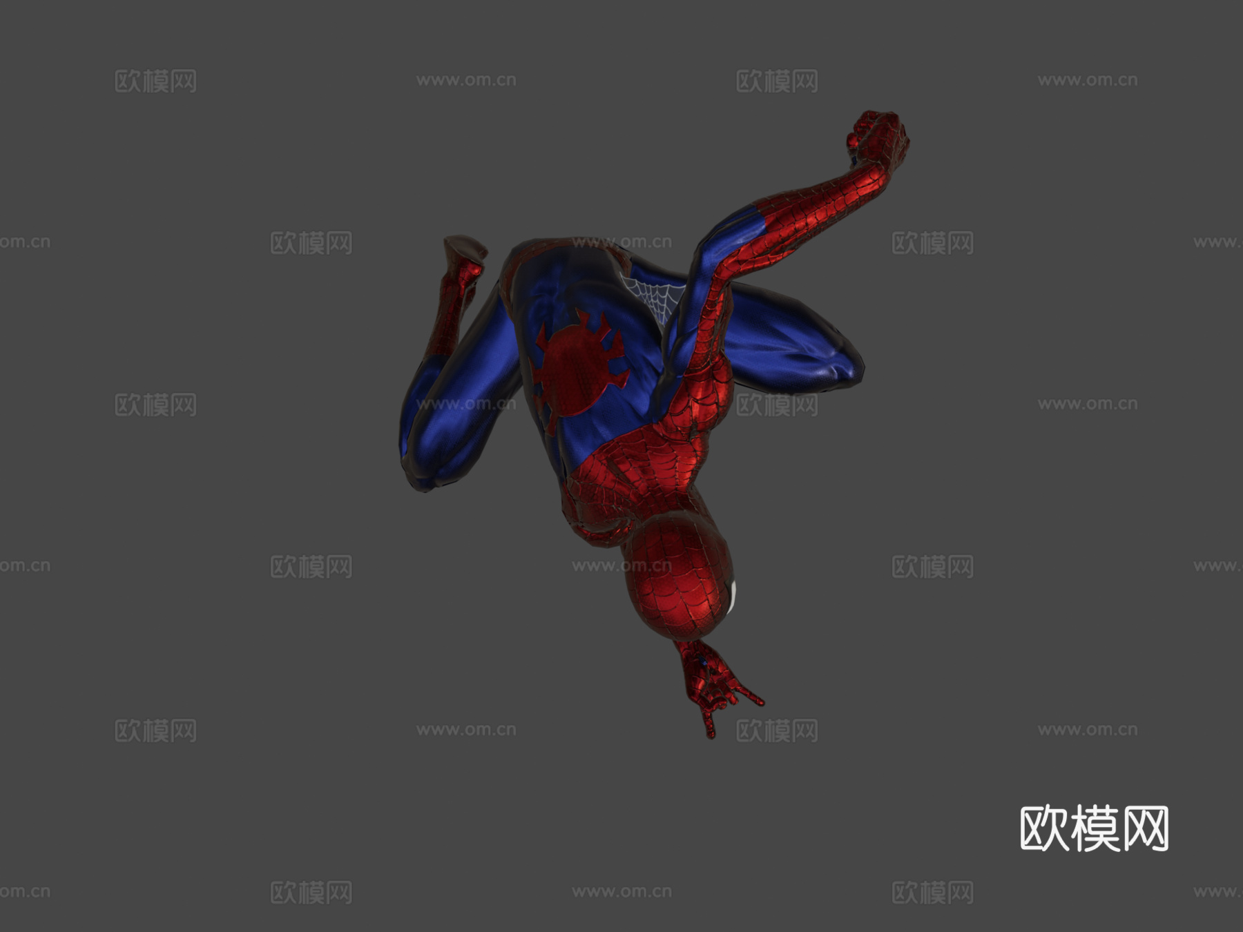 蜘蛛侠粉丝艺术3d模型