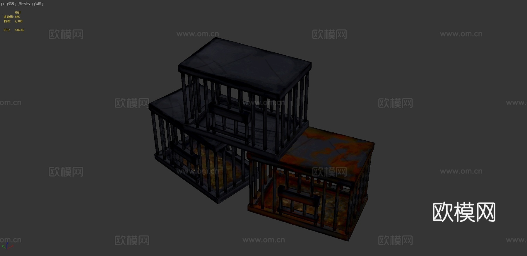 多功能笼子3d模型