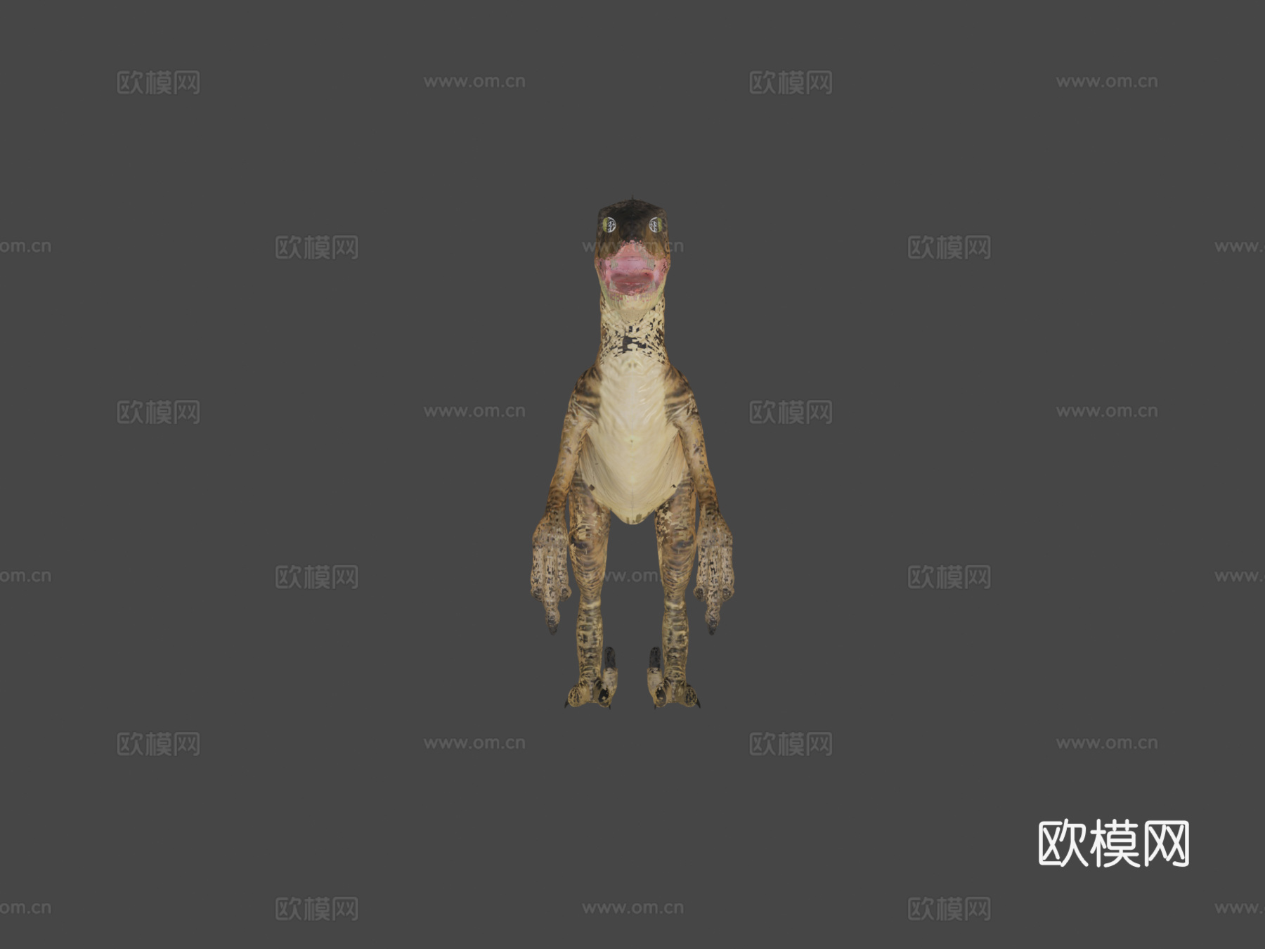 迅猛龙3d模型
