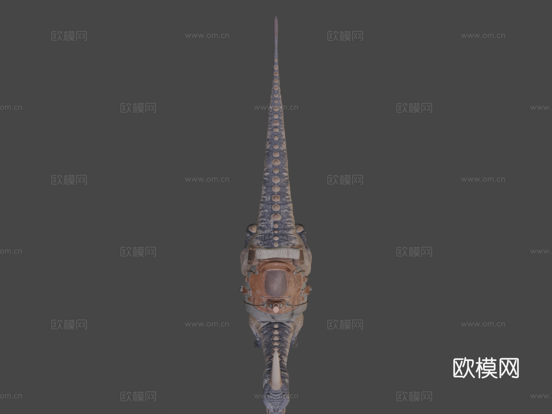 带鞍恐龙PBR模型3d模型