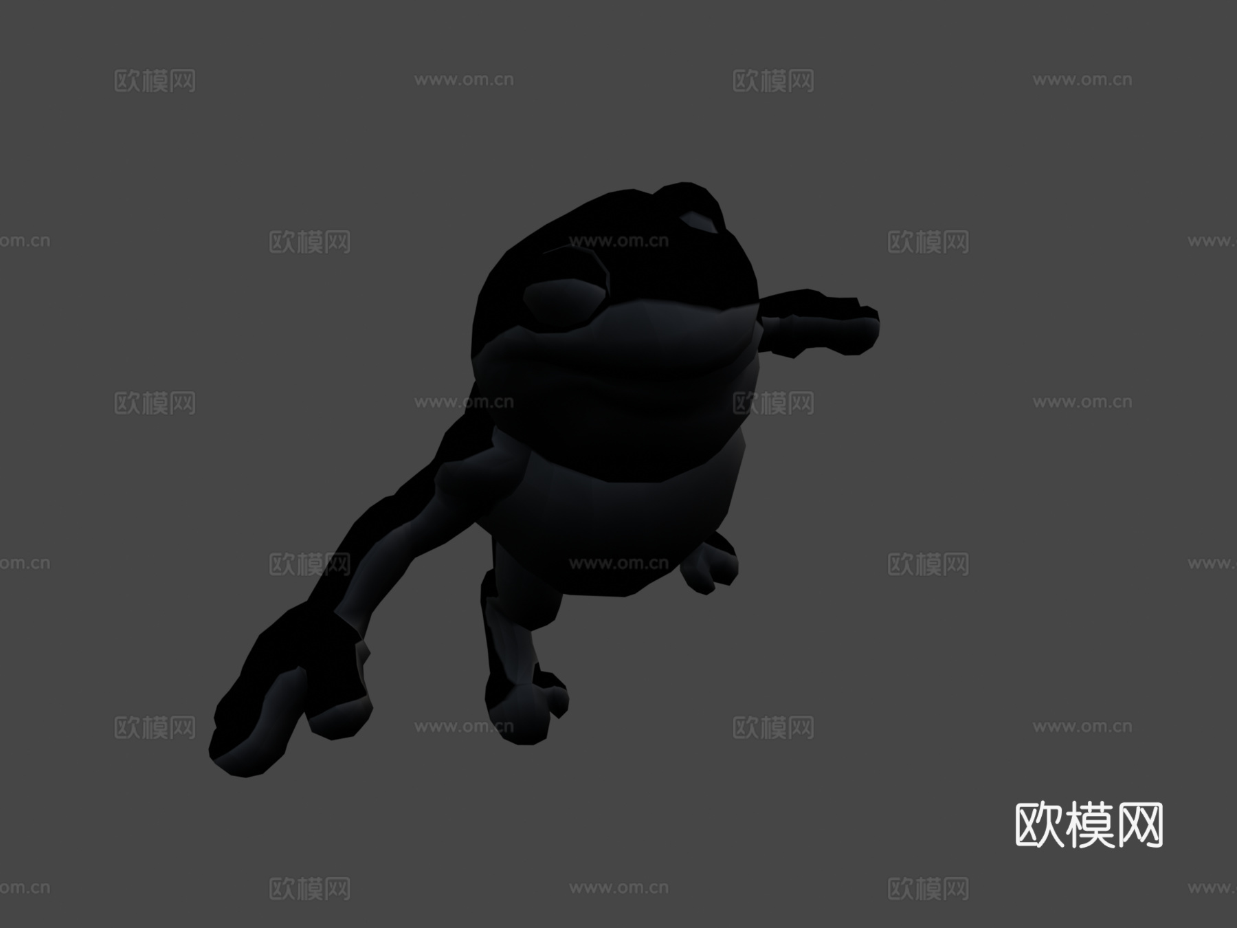 格斗蛙乔巴3d模型