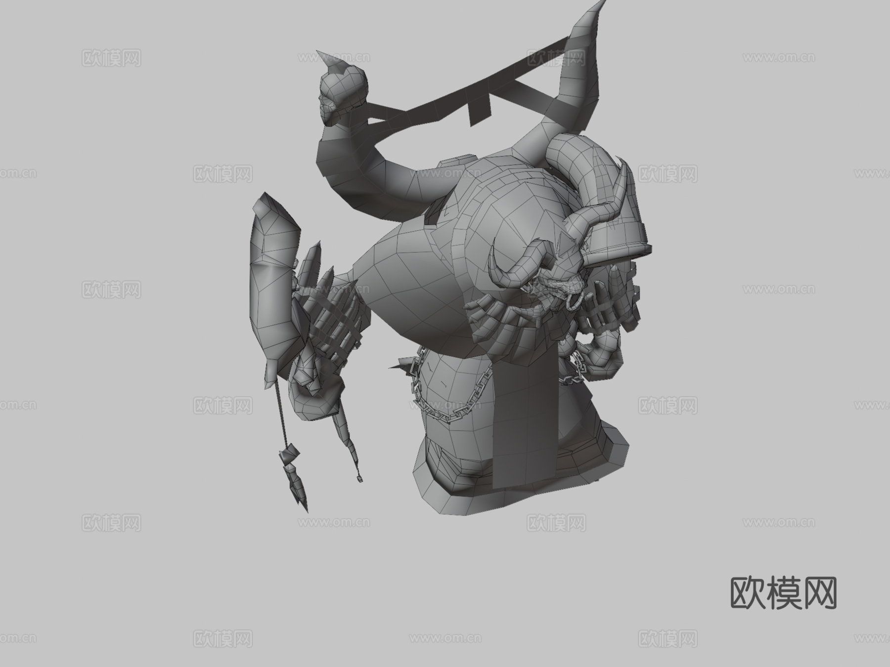 牛头人萨满3d模型