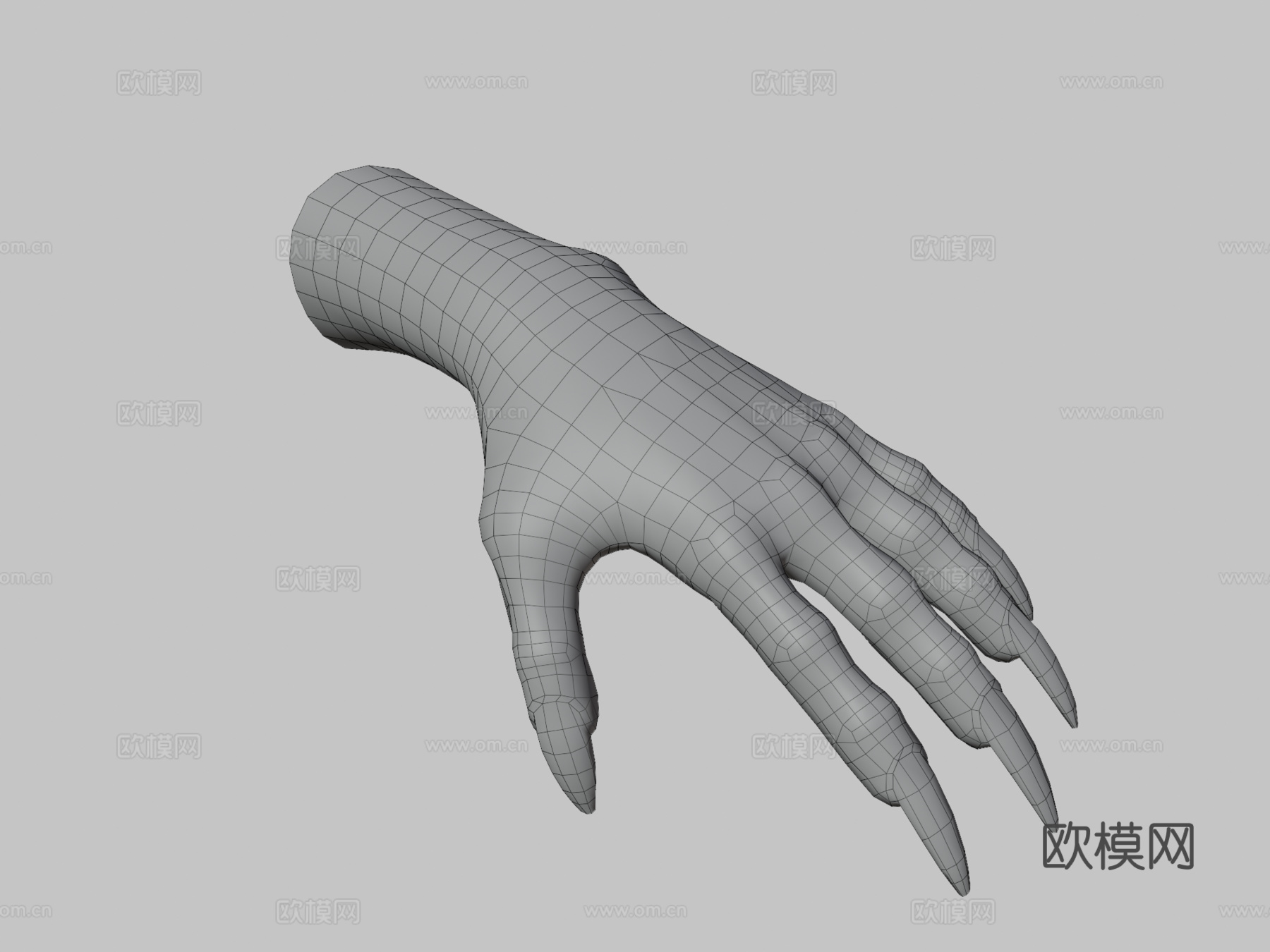 怪物之手3d模型