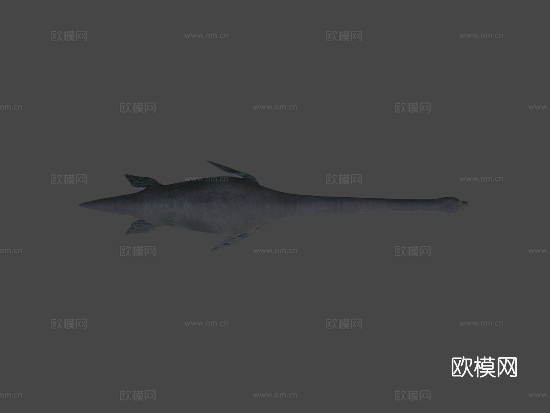 海洋蛇颈龙包3d模型