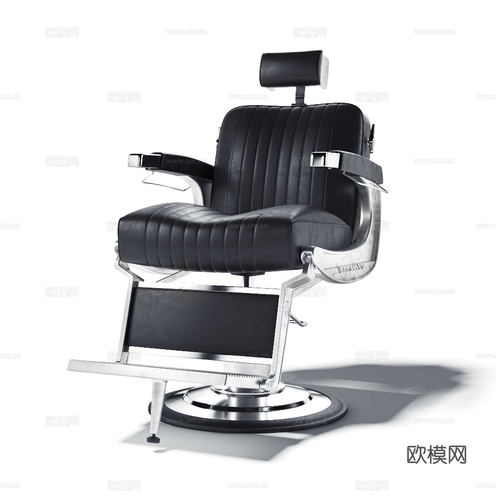 理发椅 理发器材3d模型