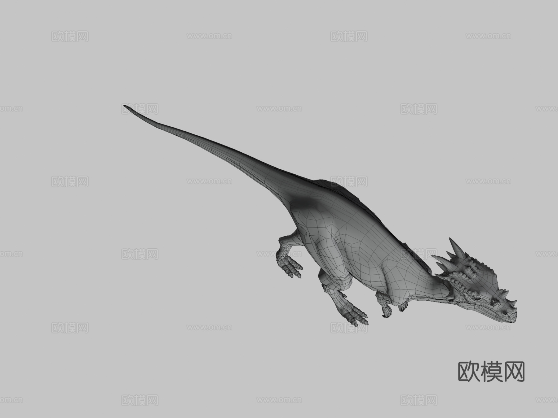 龙角兽霍格沃茨亚3d模型