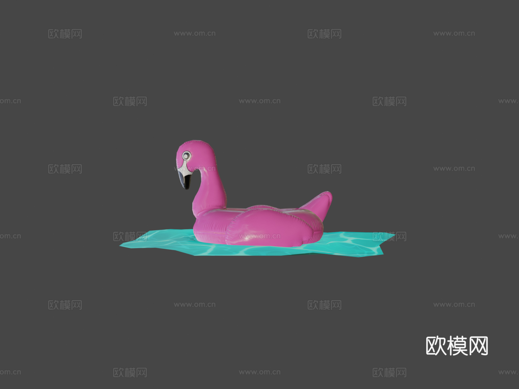 充气火烈鸟3d模型
