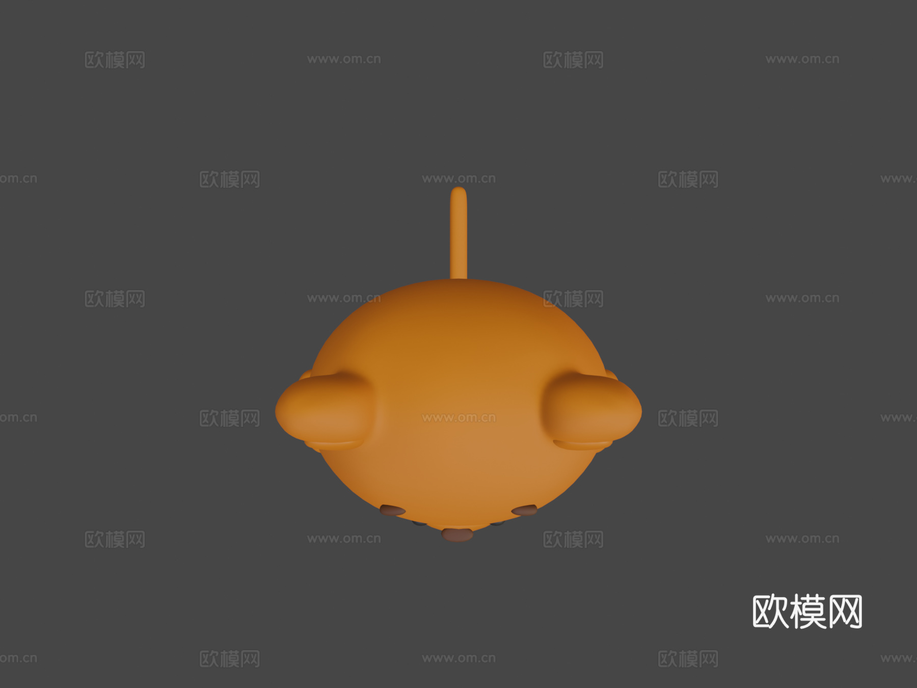 老虎角色3d模型