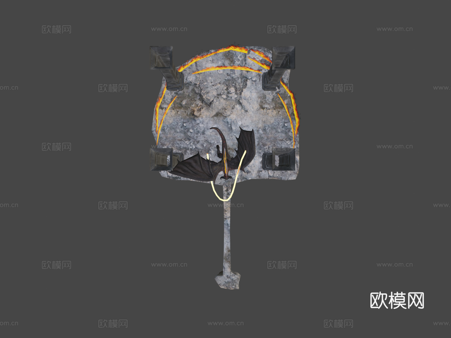魔苟斯的炎魔3d模型