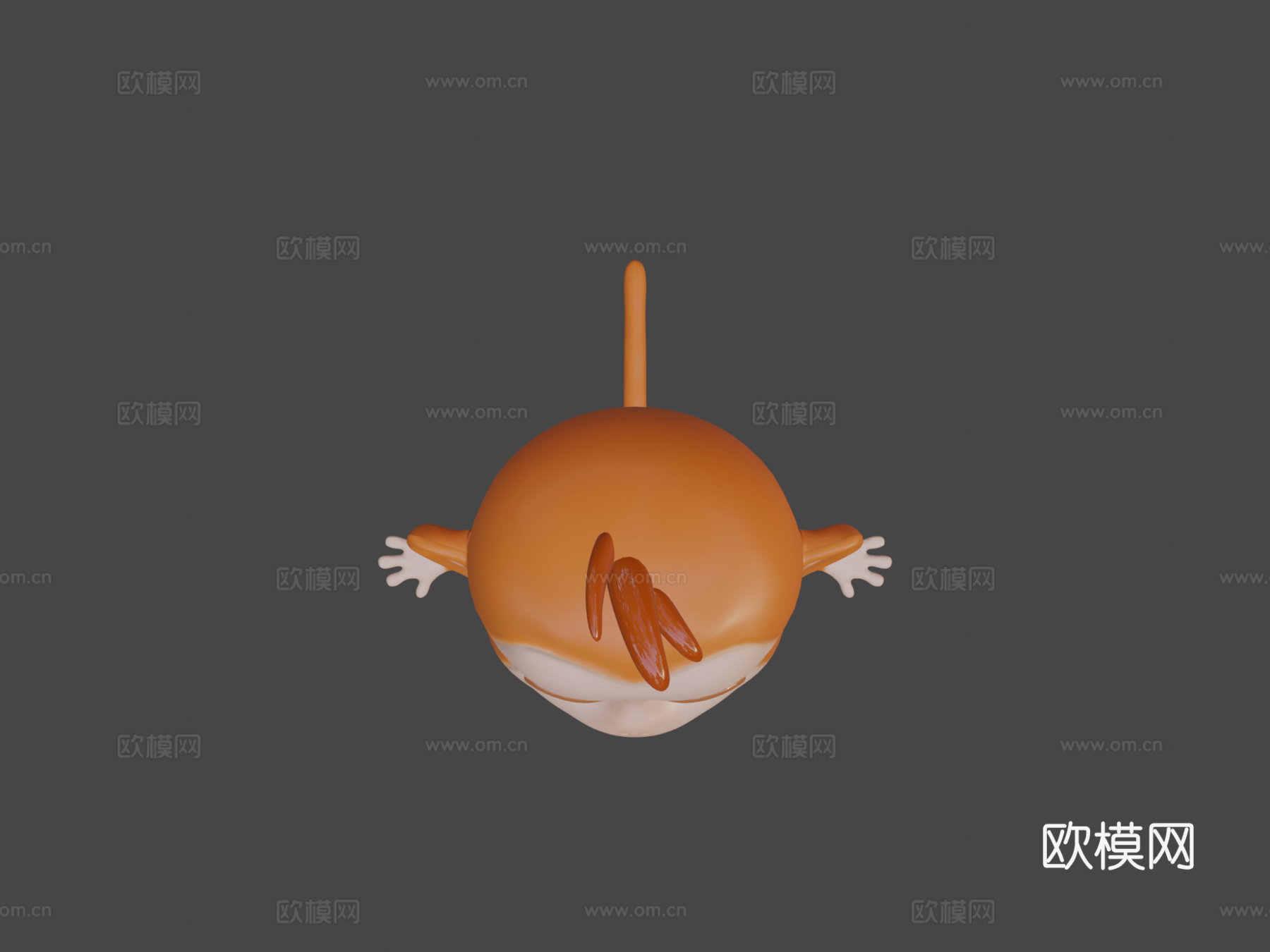 资产 - 卡通 - 动物 - 猴子 - 绑定3D3d模型