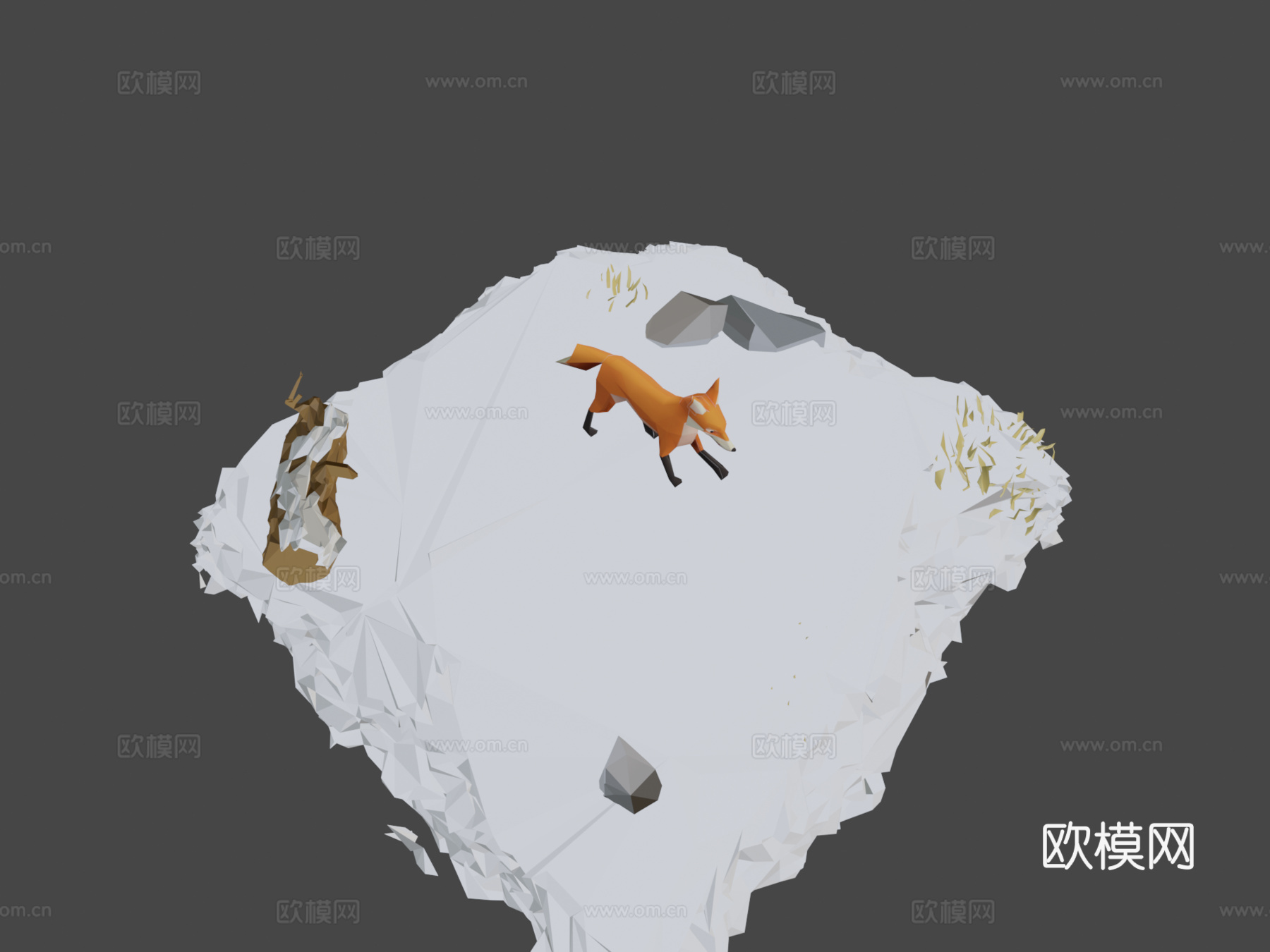 狐狸3d模型