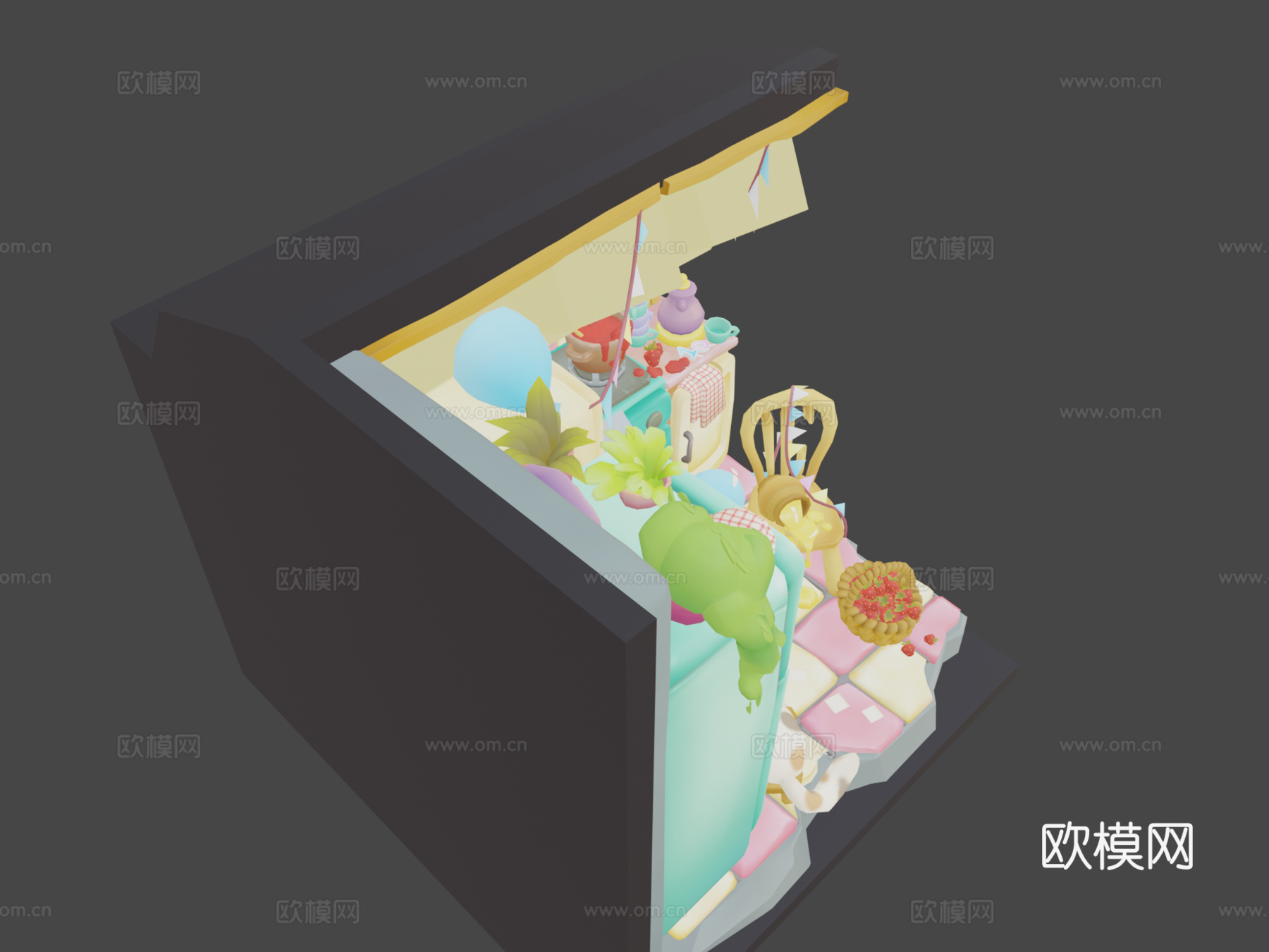 DAE婴儿床 - 特别日3d模型