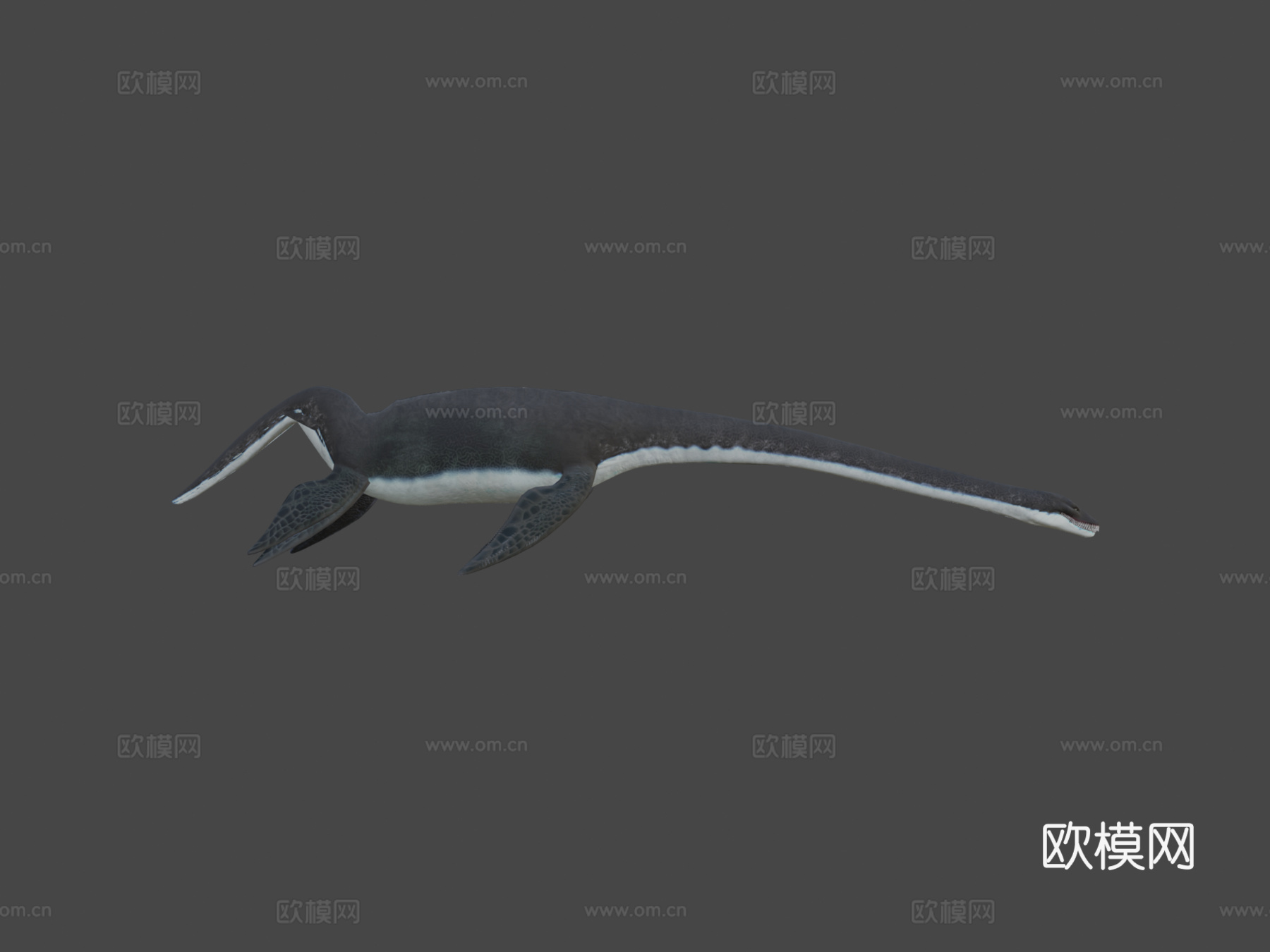 海洋蛇颈龙包3d模型