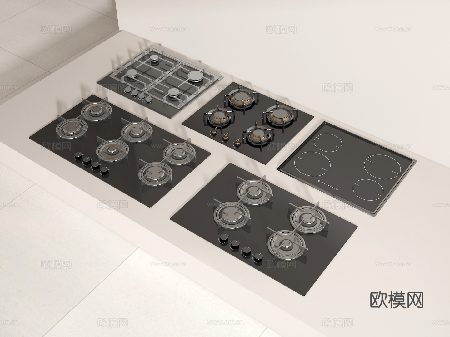 燃气灶3d模型