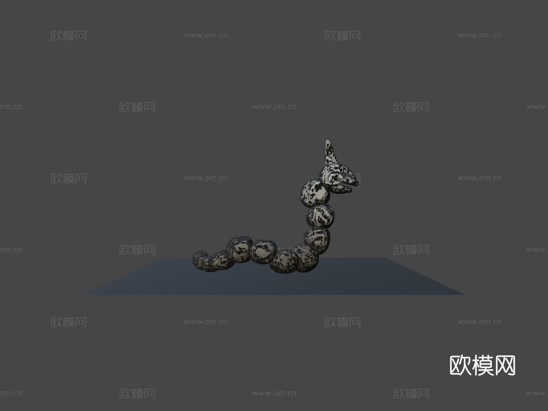 大岩蛇宝可梦3d模型